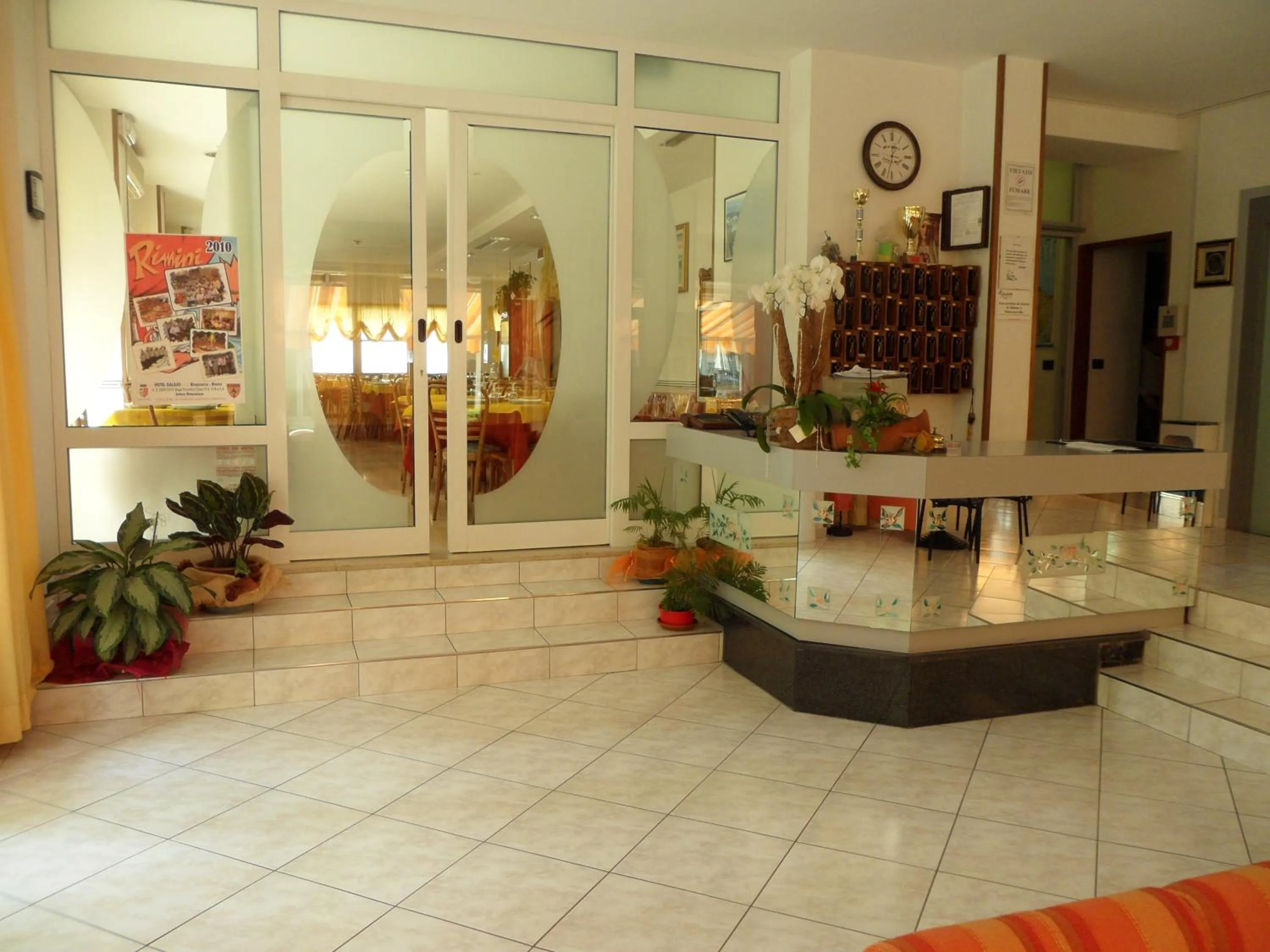 Lobby or reception in Hotel Galileo