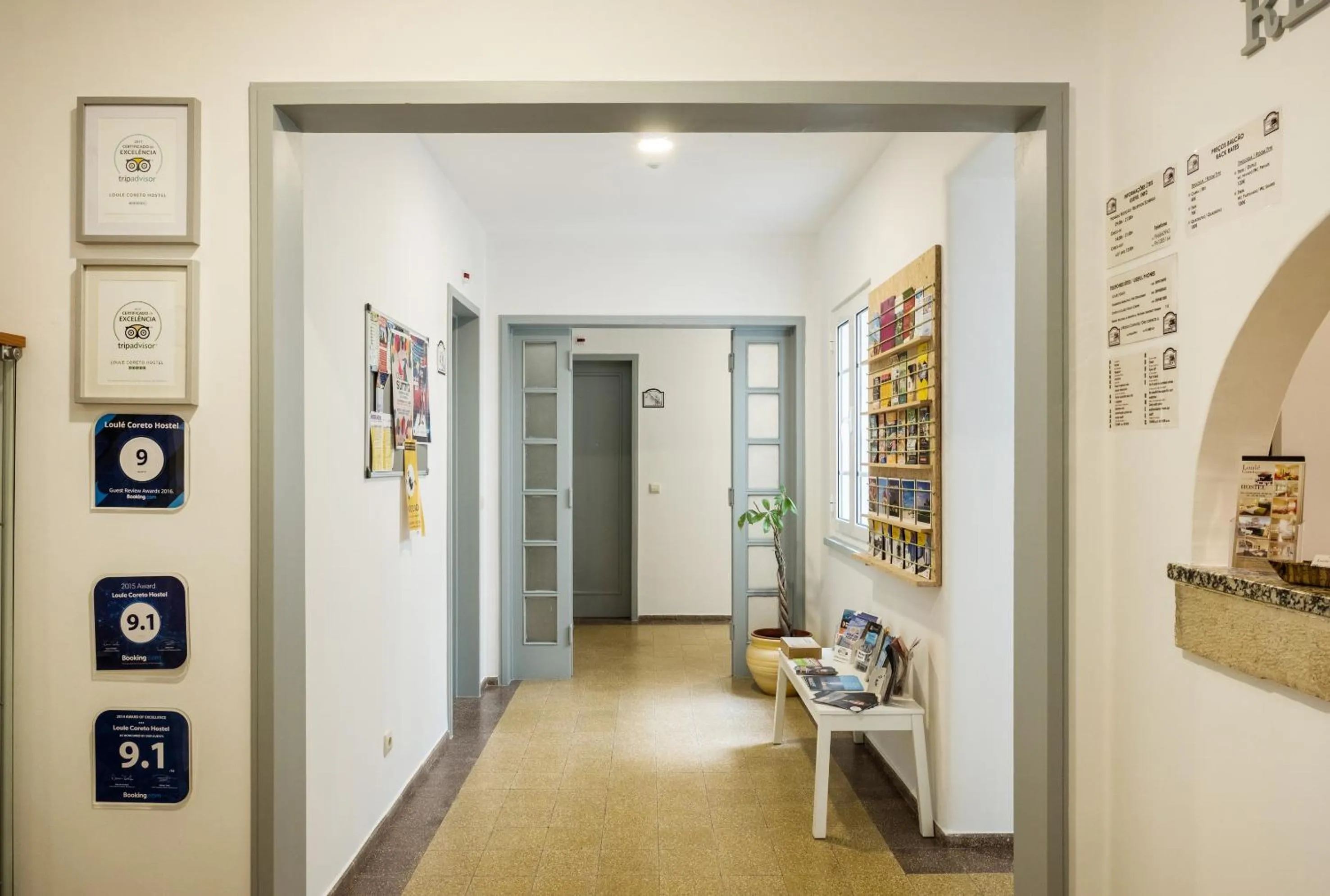 Lobby or reception in Loulé Coreto Hostel