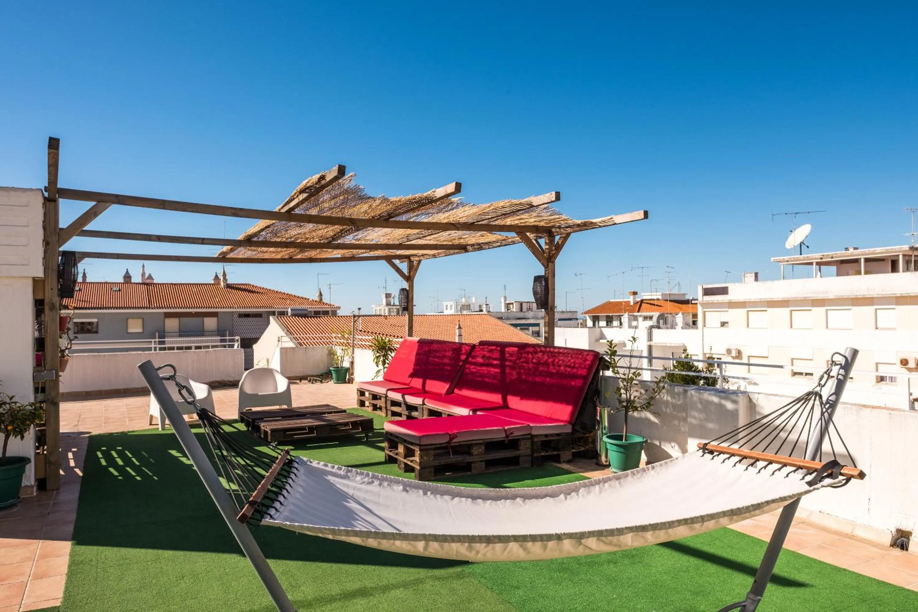 Balcony/Terrace in Loulé Coreto Hostel