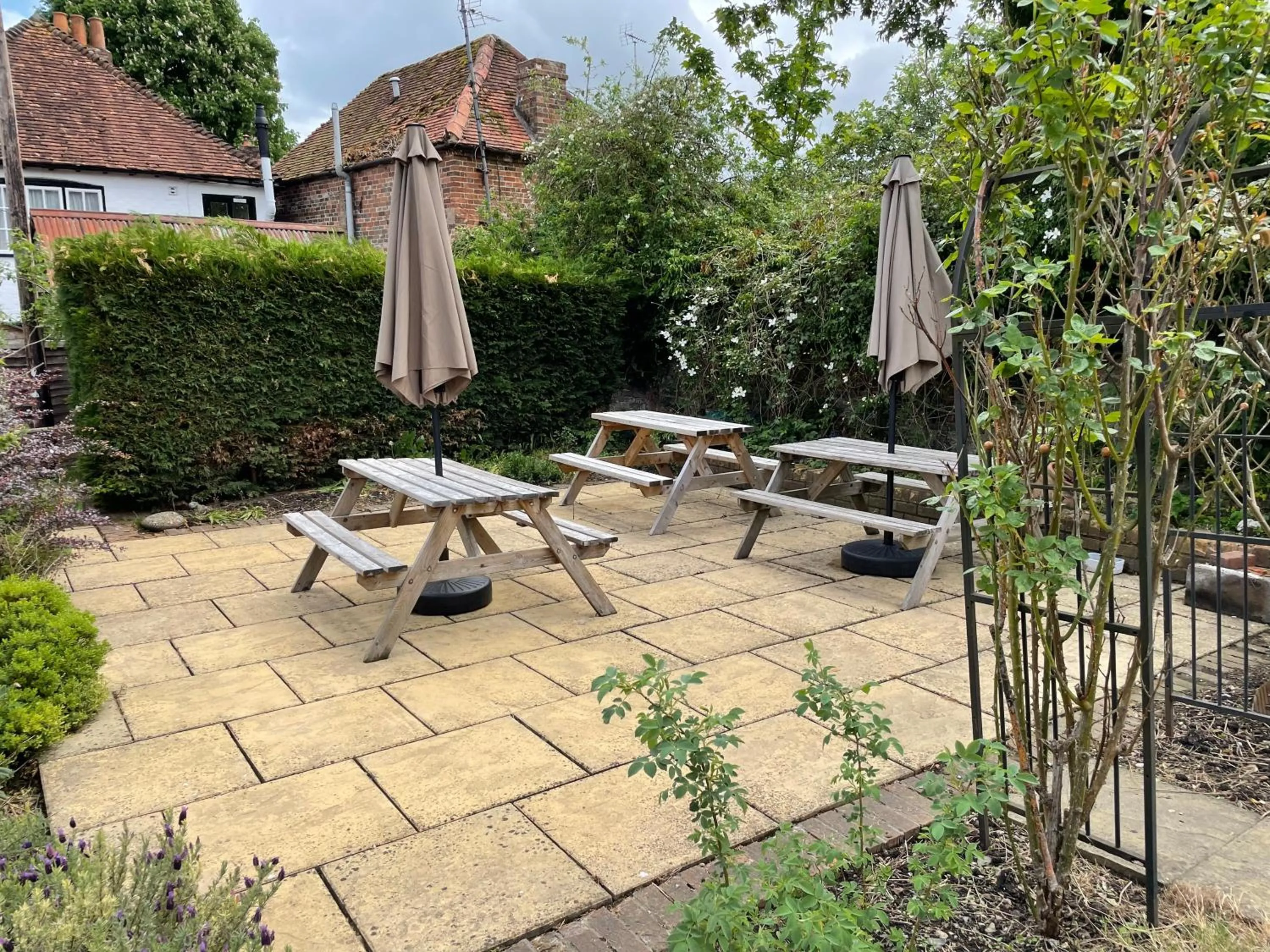 Garden in The Swan Inn