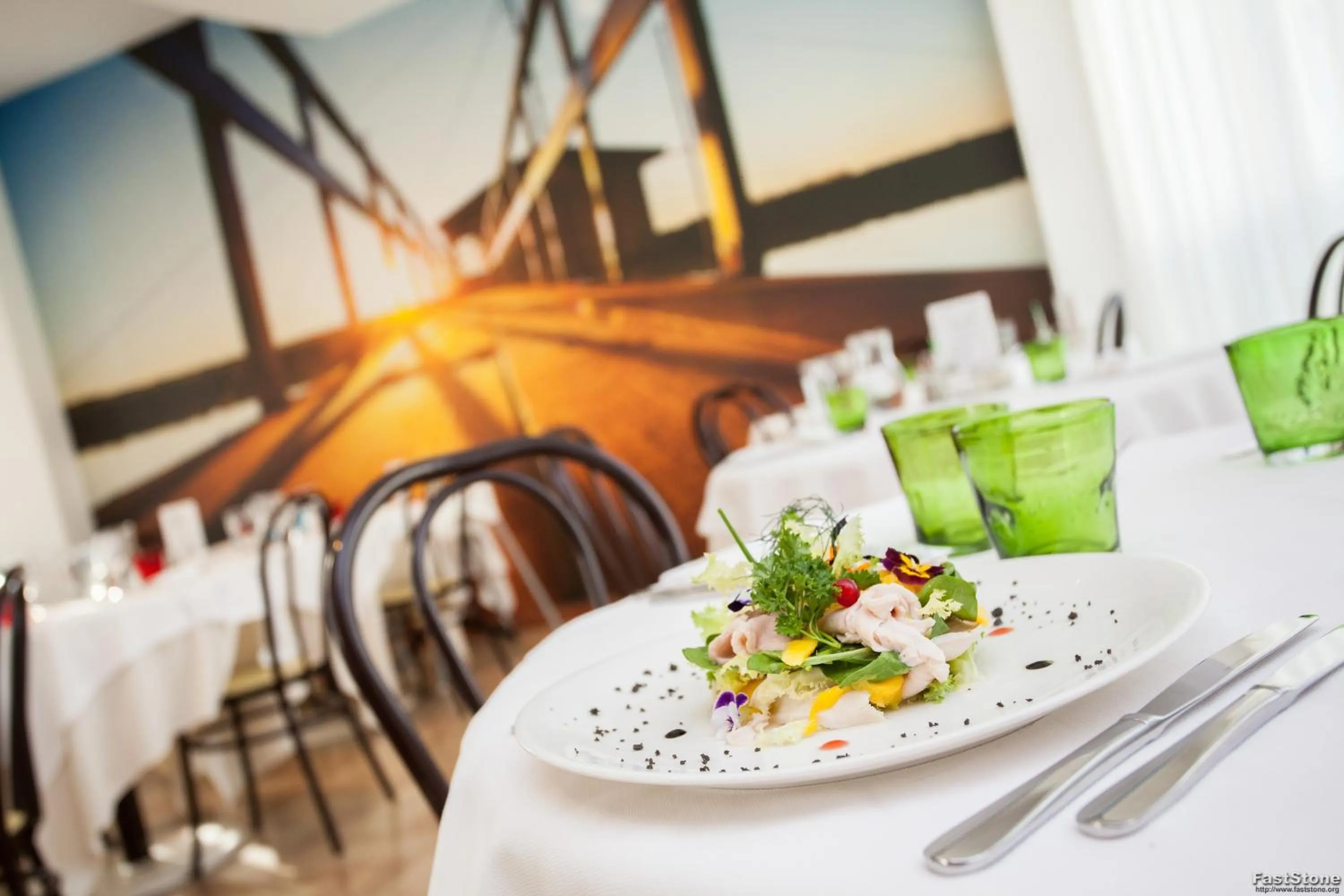 Decorative detail in Hotel Solemare