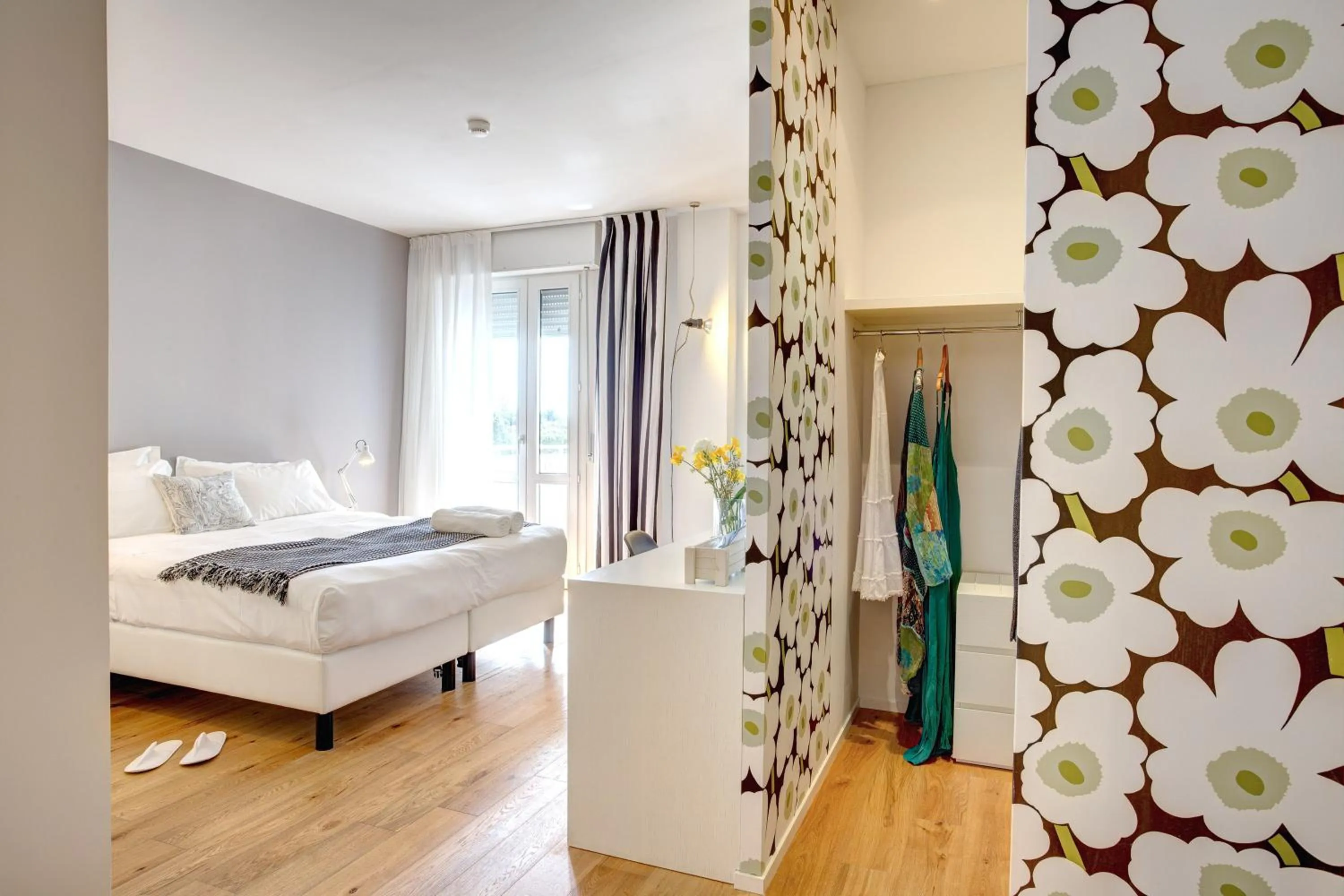 Bed in Hotel Solemare