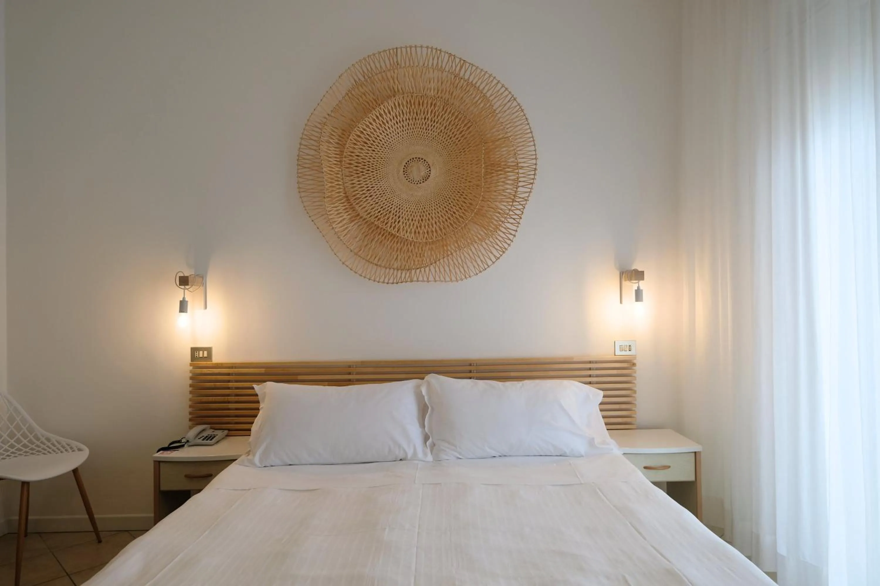 Bed in Hotel Solemare