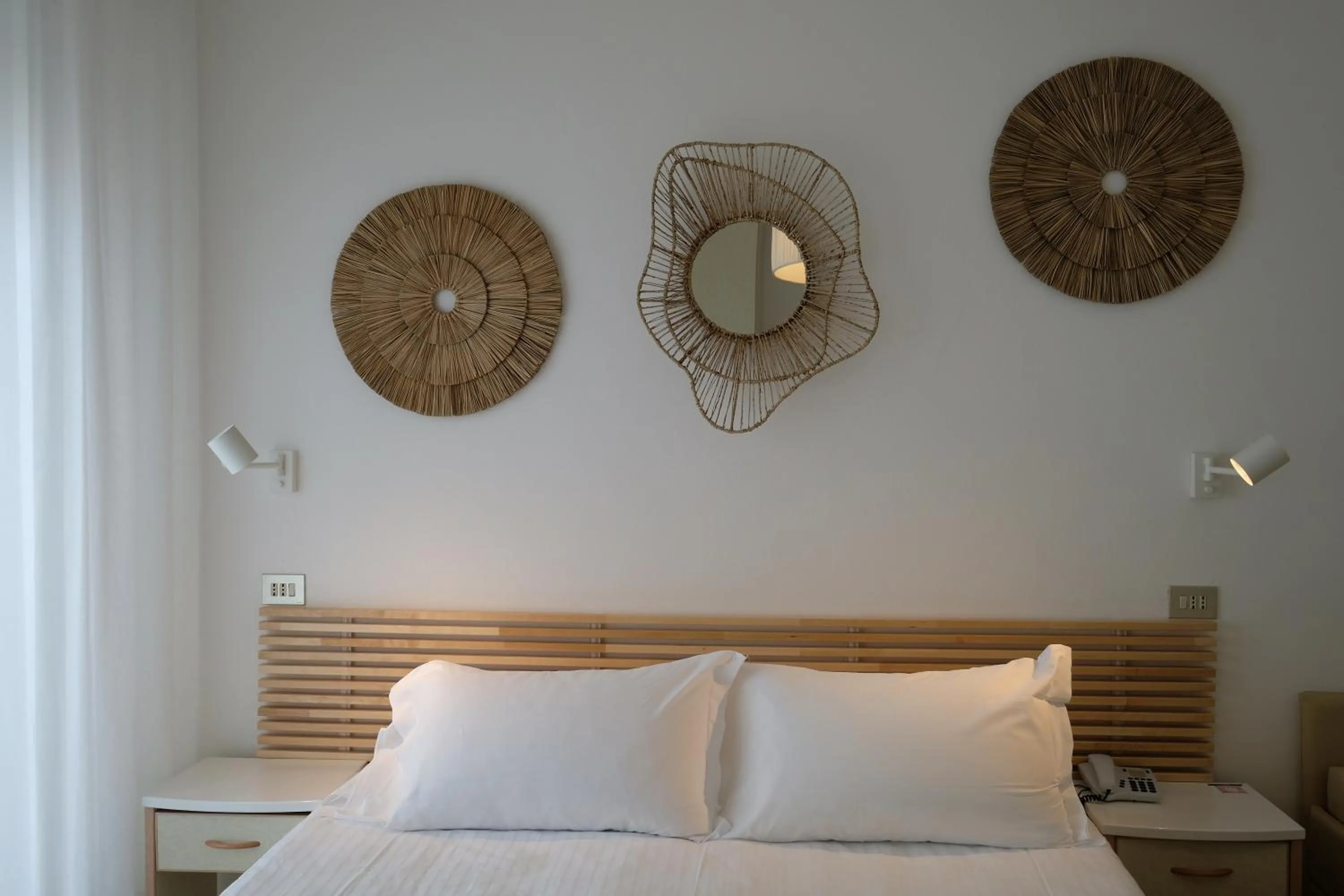 Bed in Hotel Solemare