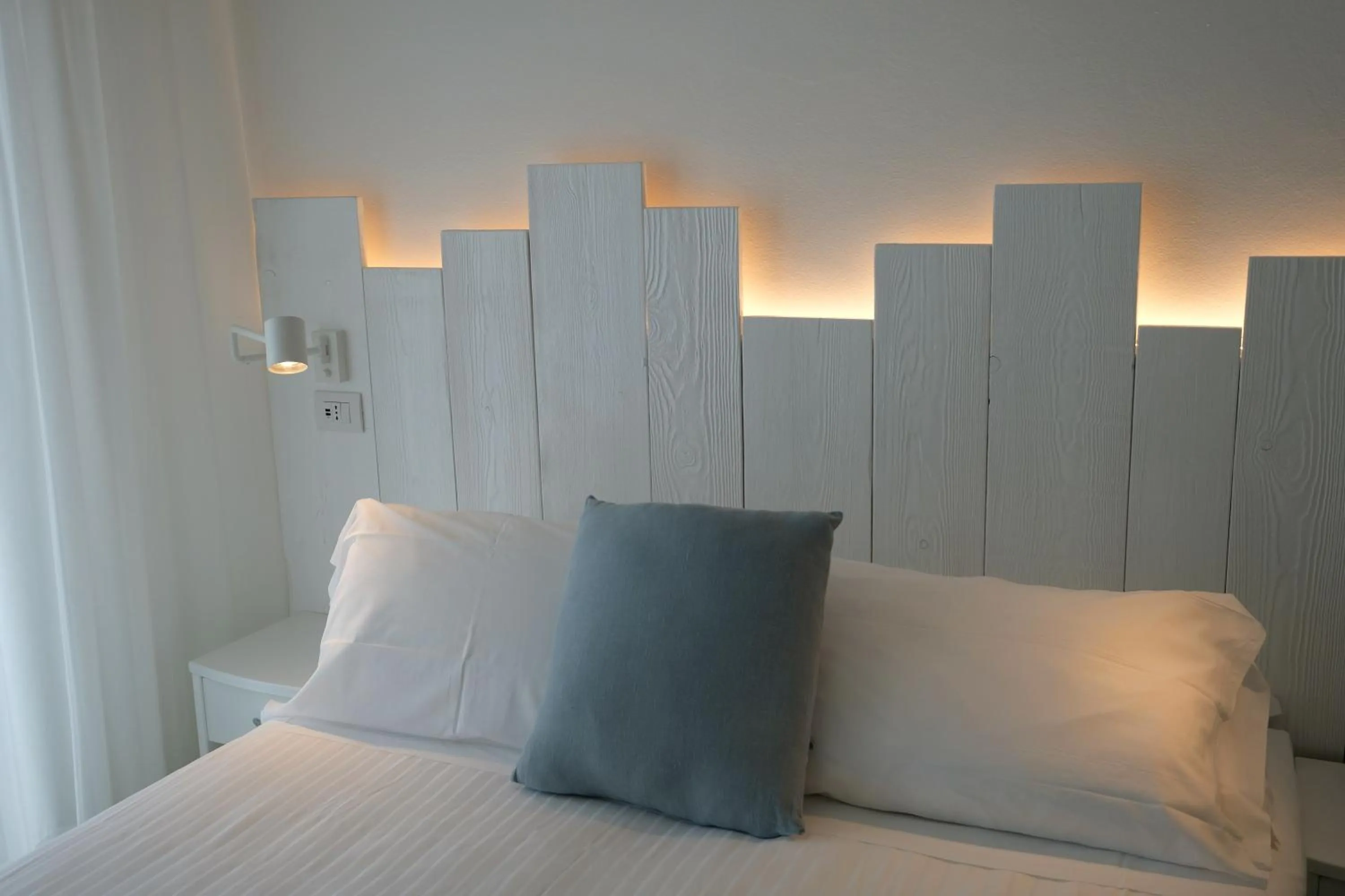 Bed in Hotel Solemare