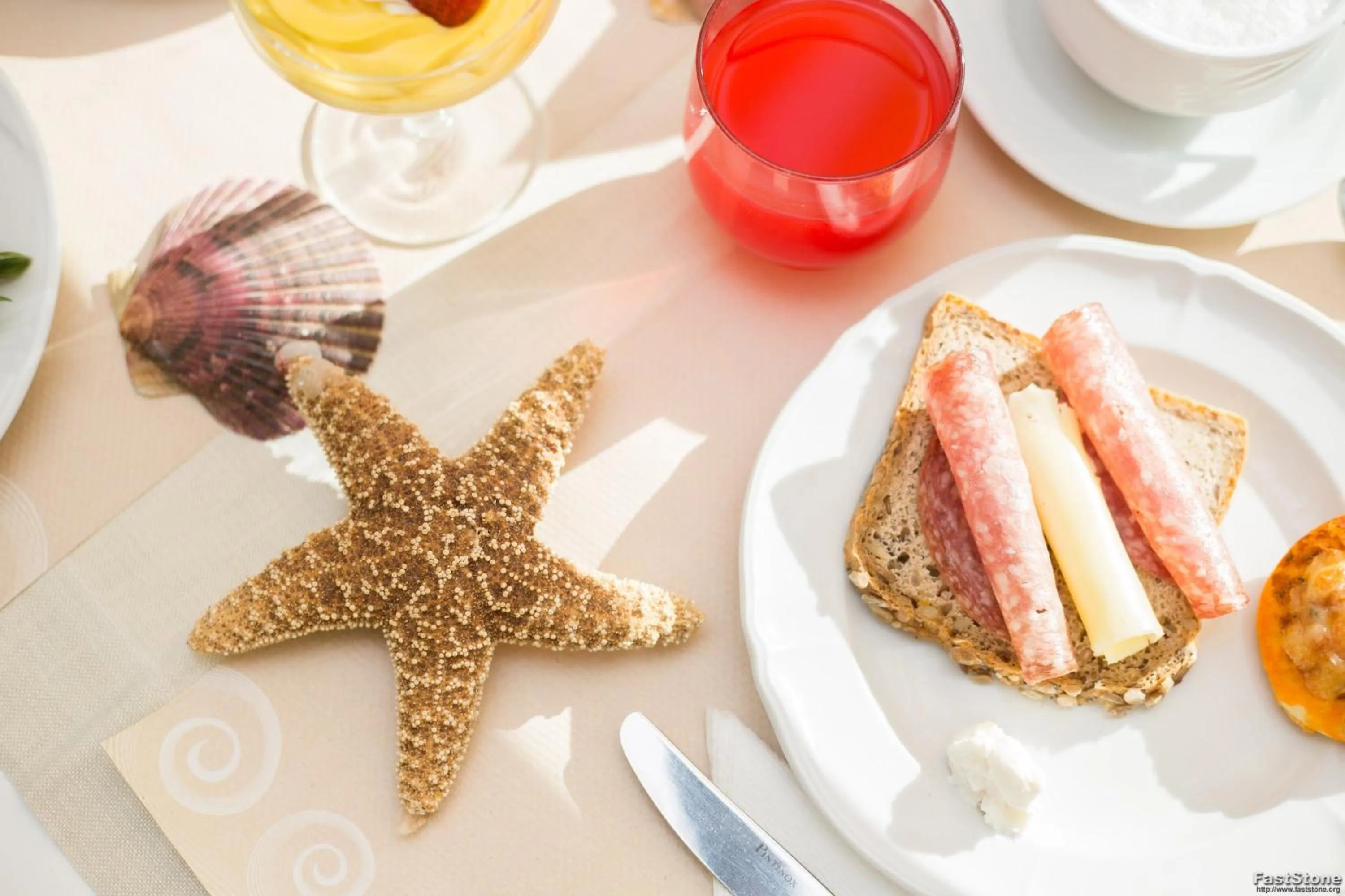Food close-up in Hotel Solemare