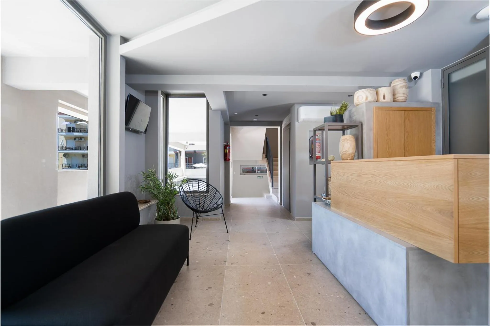 Lobby or reception in Funtuki Seaside Apartments