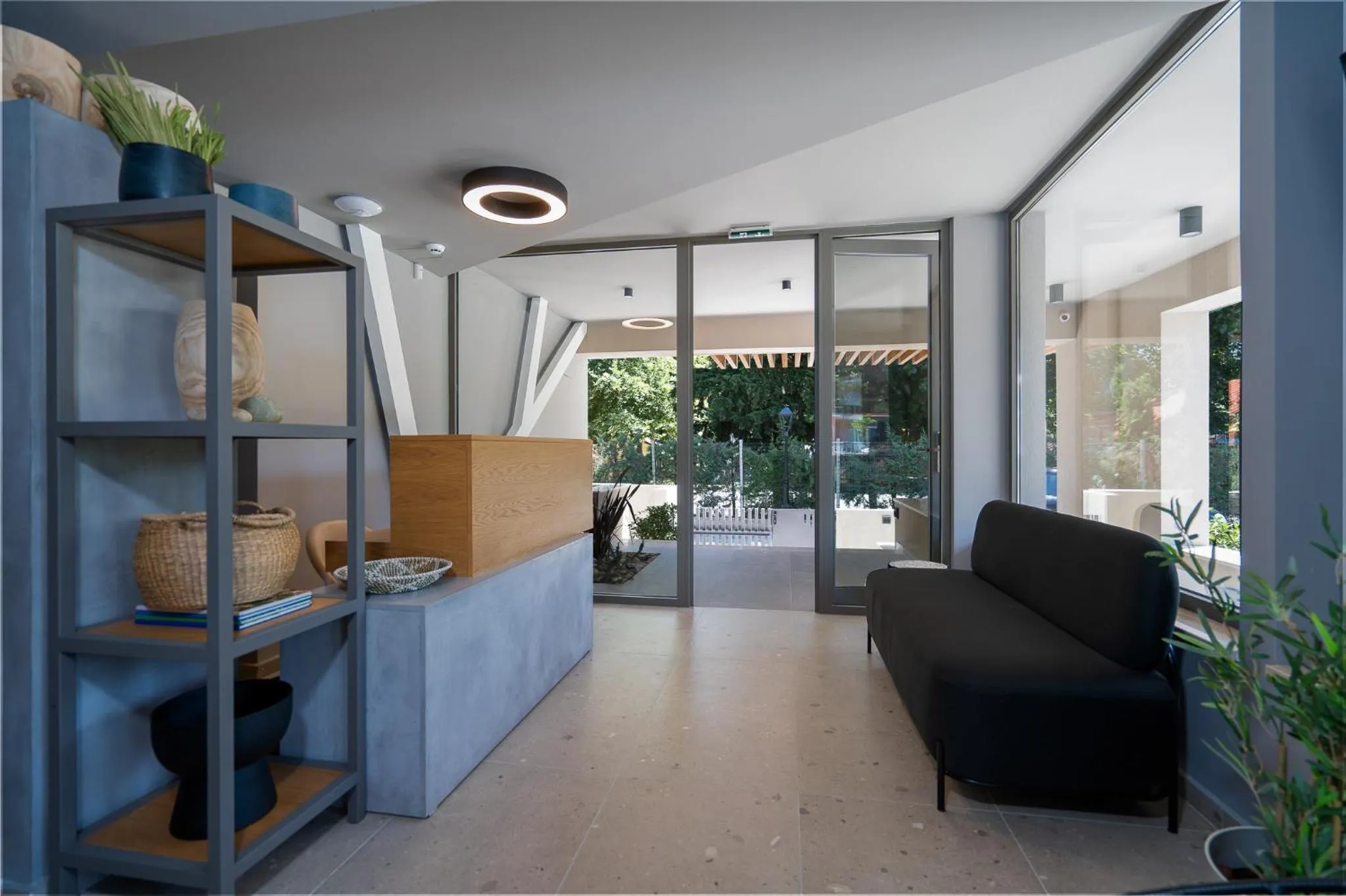 Lobby or reception in Funtuki Seaside Apartments