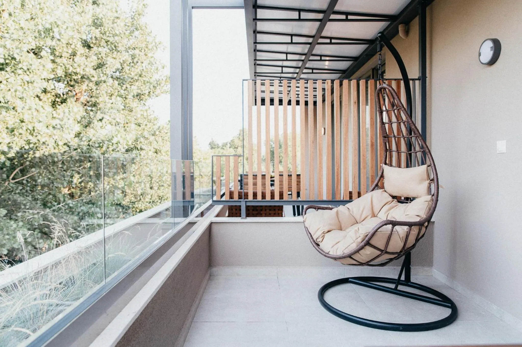 Balcony/Terrace in Funtuki Seaside Apartments