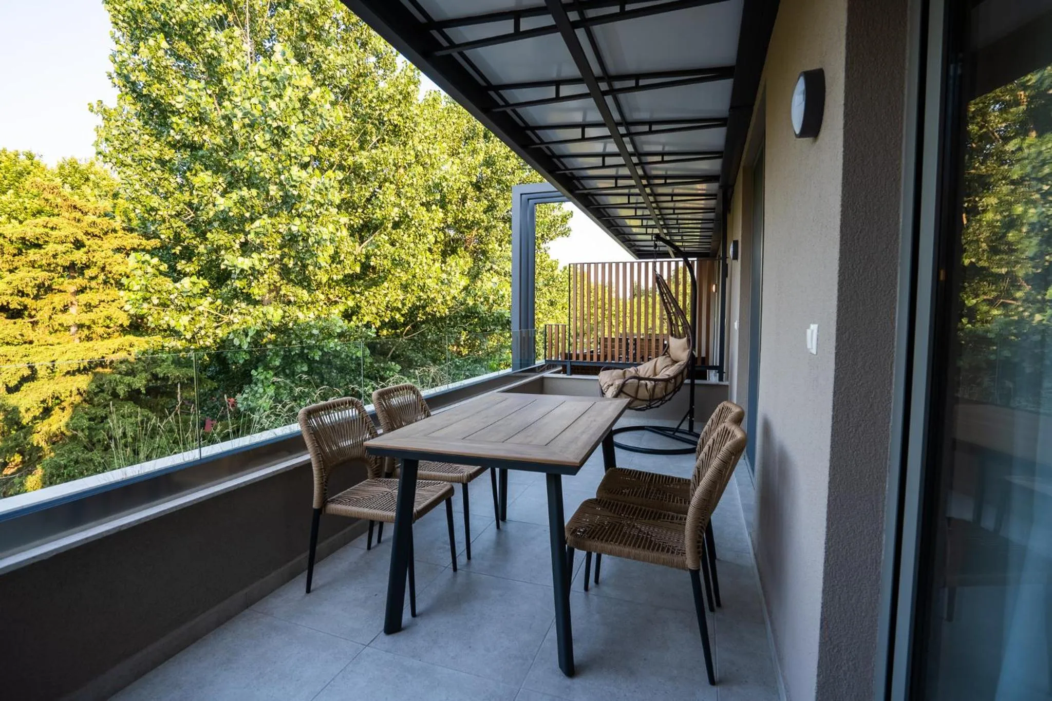 Balcony/Terrace in Funtuki Seaside Apartments