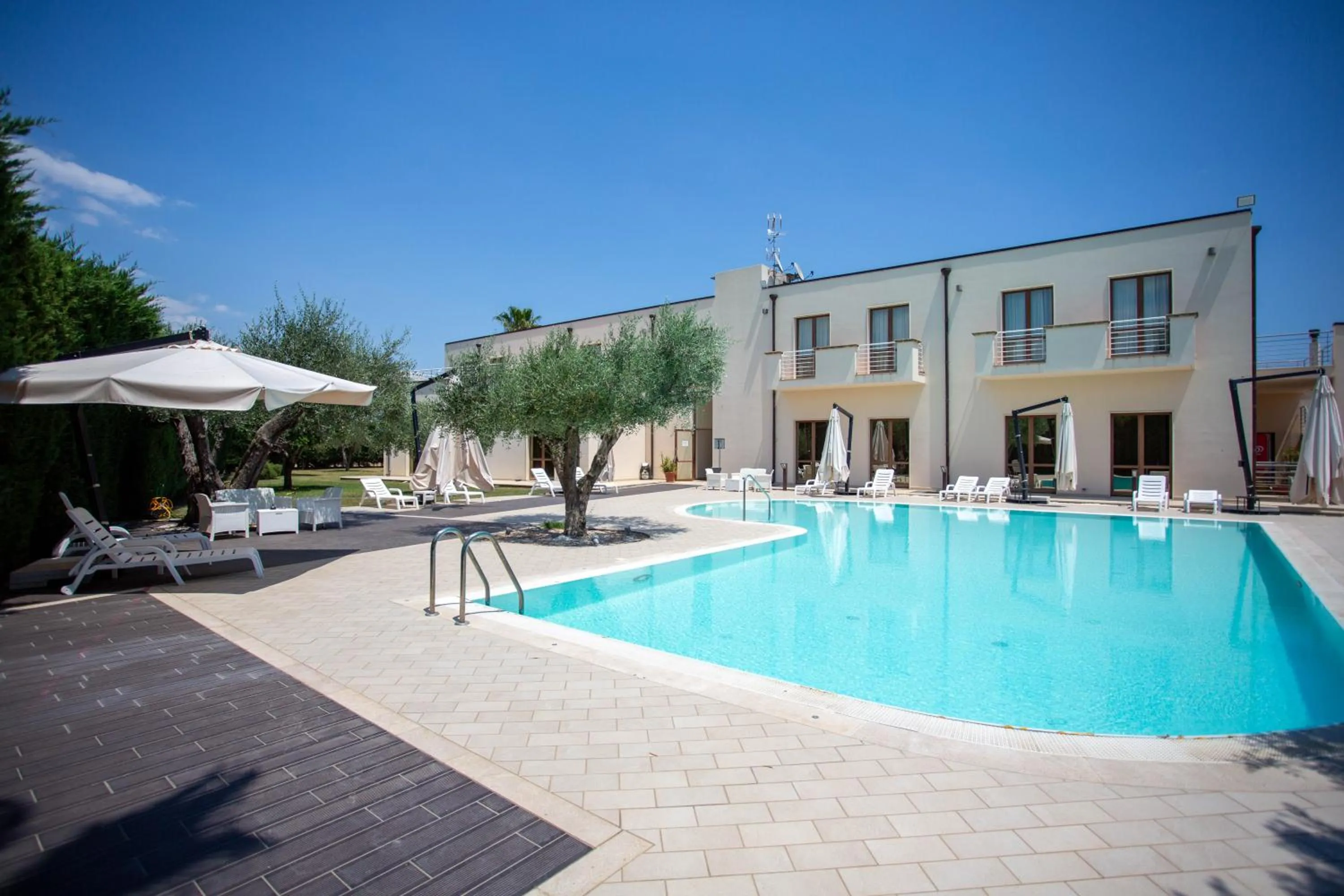 Pool view in Hermes Hotel