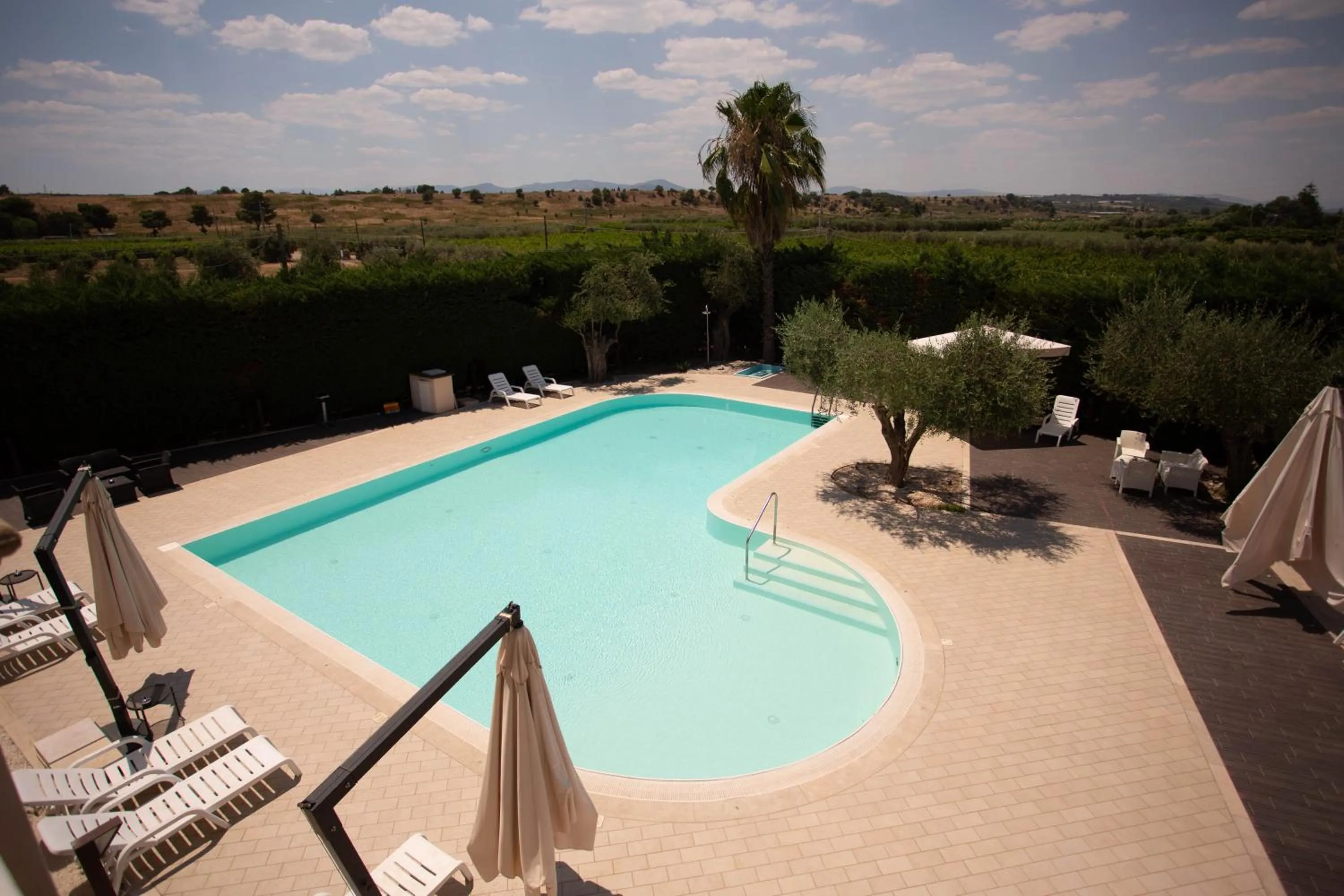 Pool view in Hermes Hotel