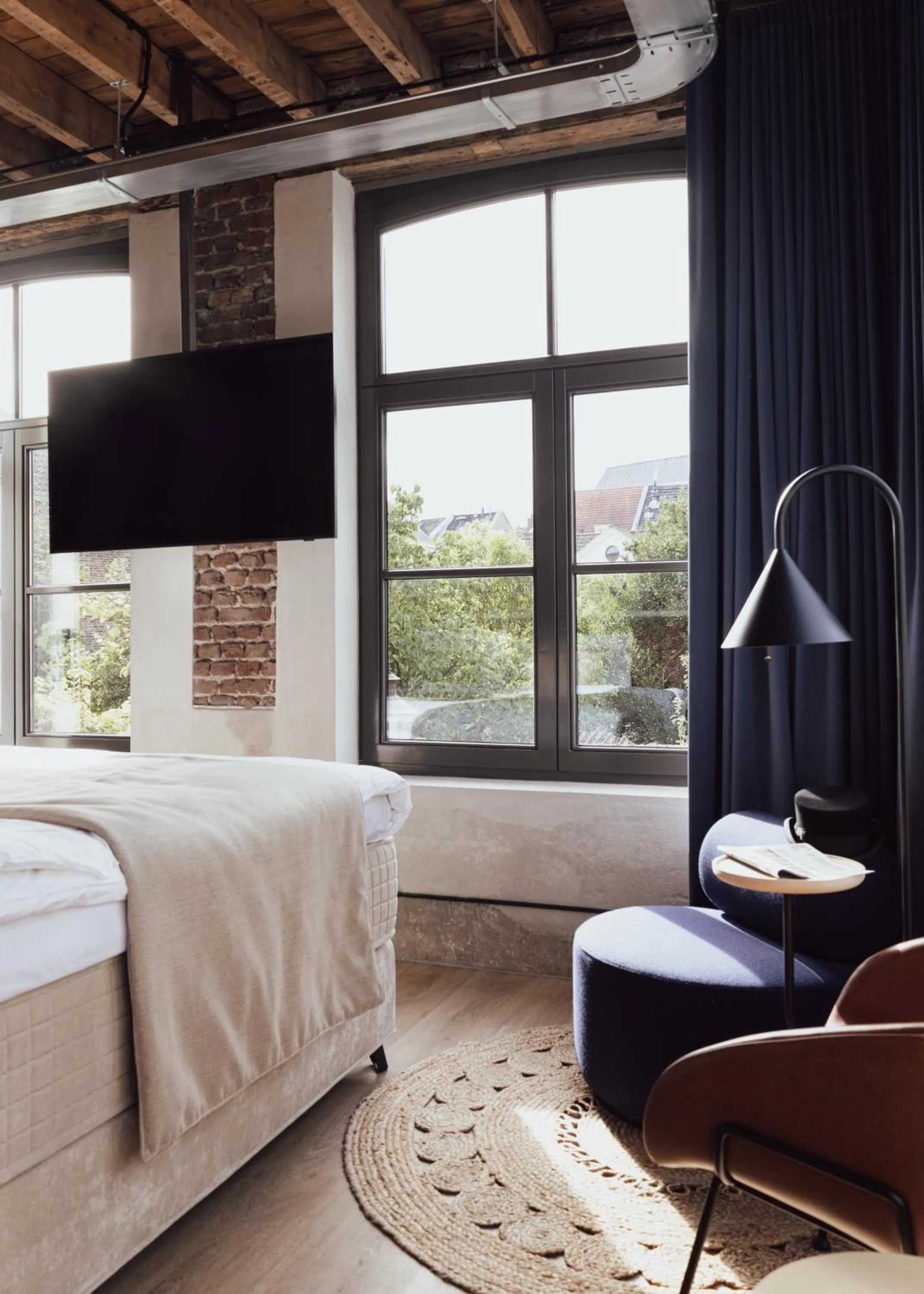 Bed in Cousins Boutique Hotel