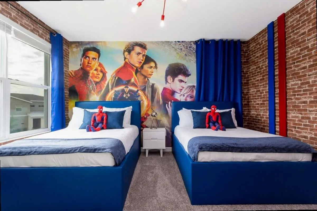 Bed in Stunning Family Friendly 5 Bd w/ Pool Close to Disney @ Storey Lake 4242