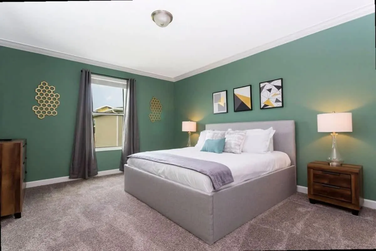 Bed in Stunning Family Friendly 5 Bd w/ Pool Close to Disney @ Storey Lake 4242