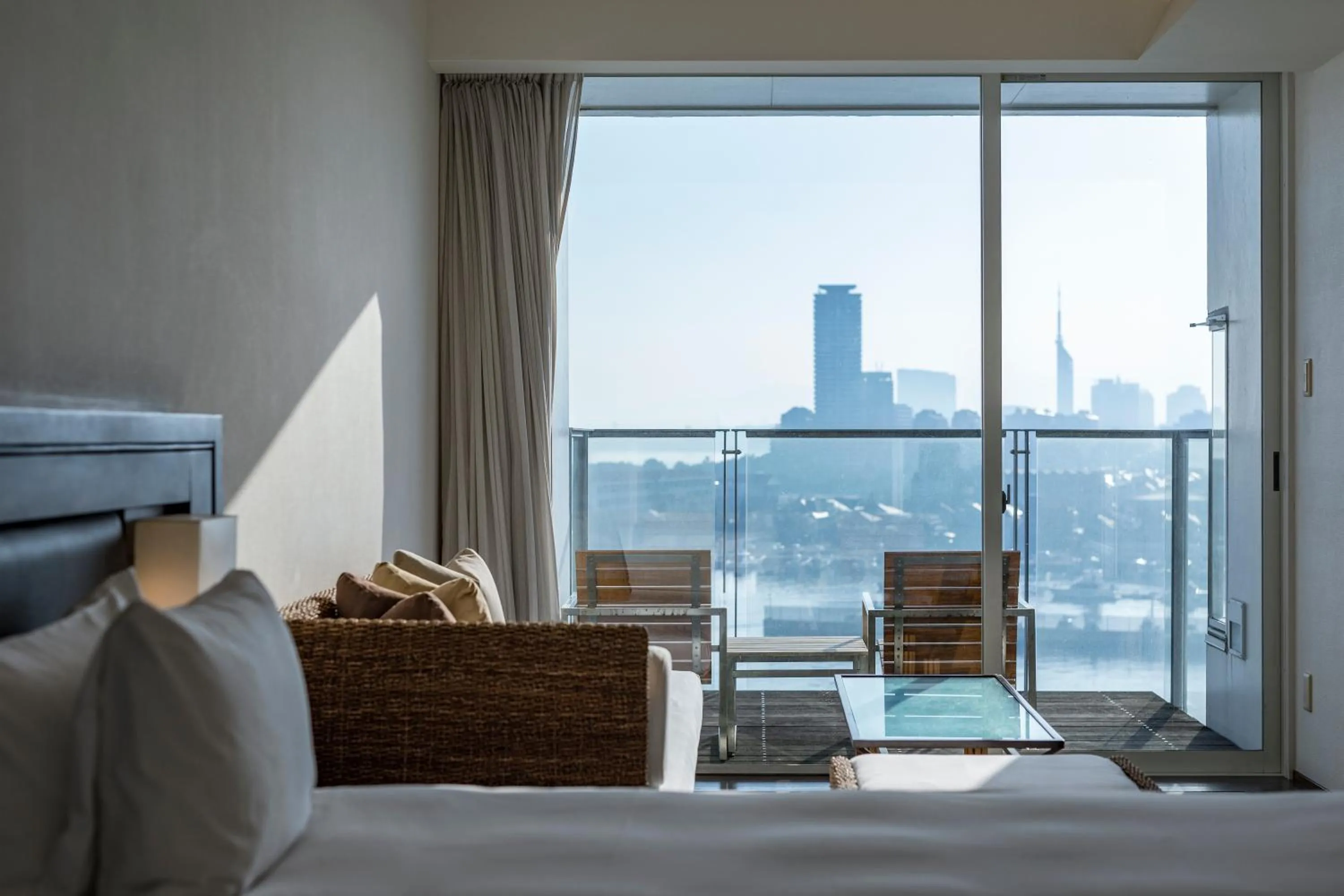 Photo of the whole room, Bed in Hotel Marinoa Resort Fukuoka