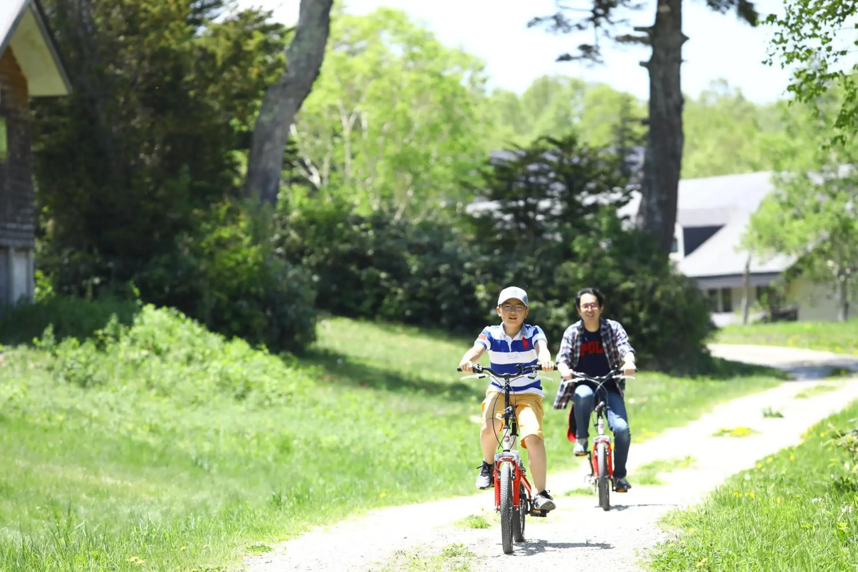 Cycling, Family in Hotel Japan Shiga