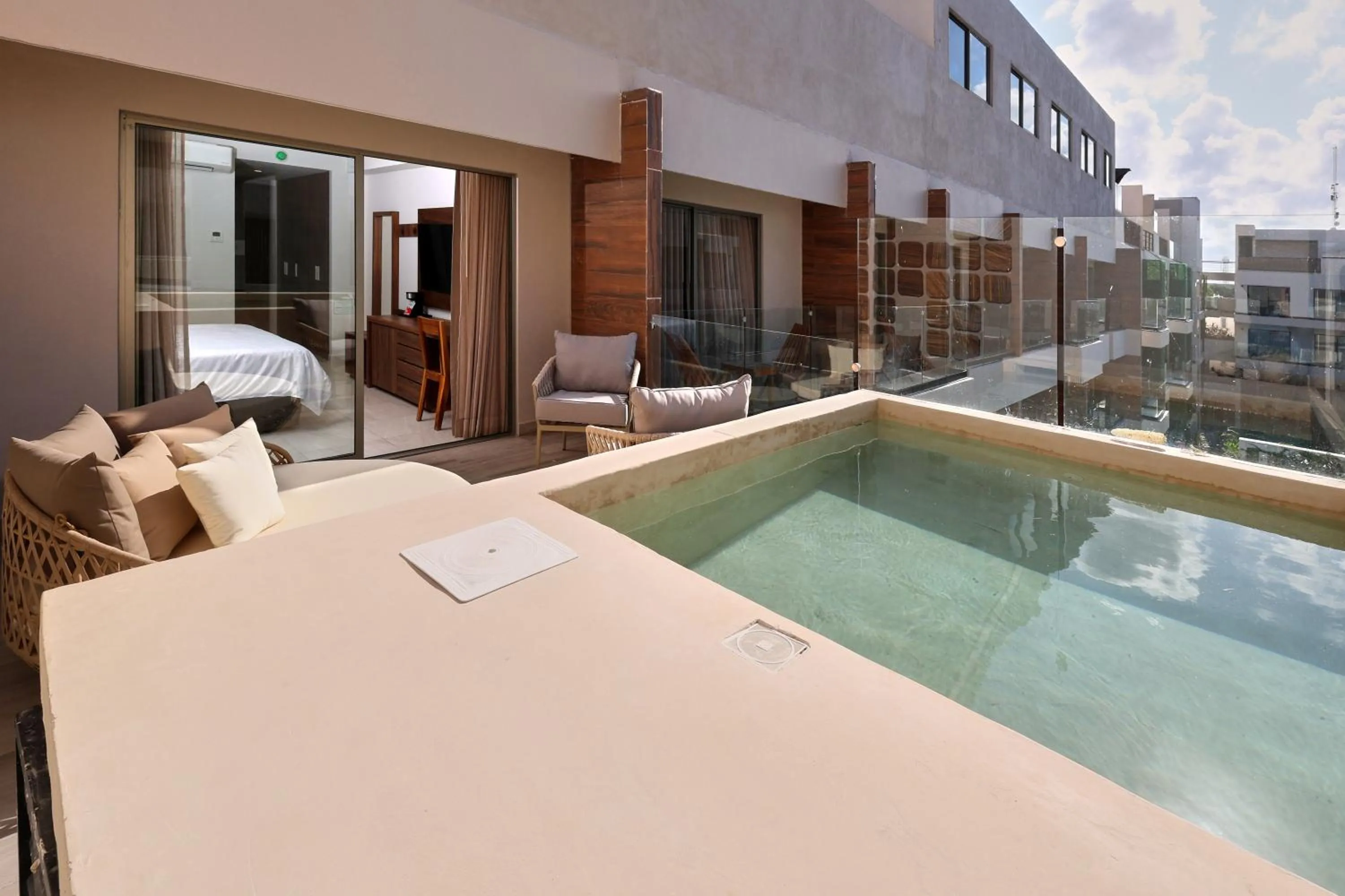 Swimming pool in Selina Tulum Downtown