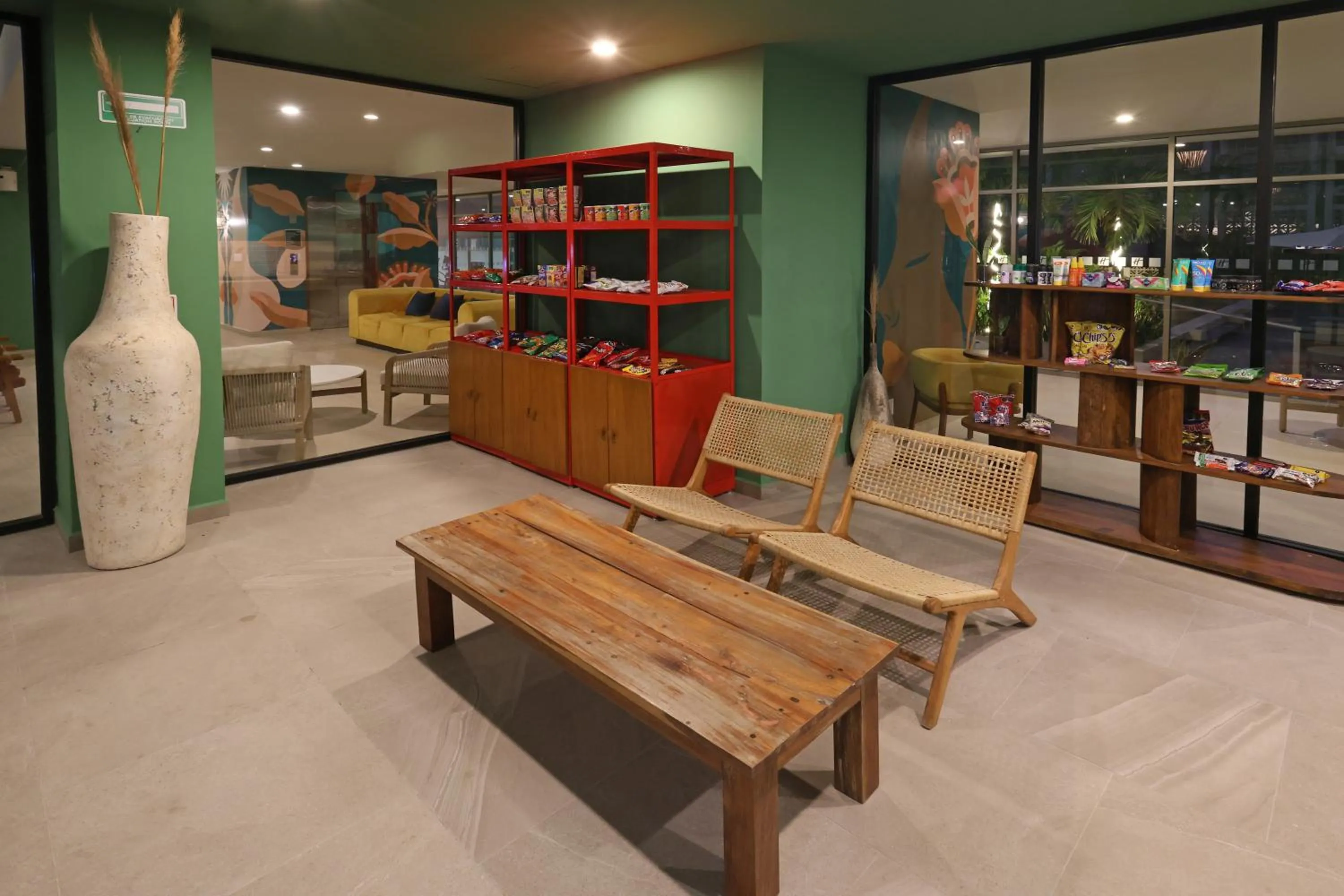 Seating area in Selina Tulum Downtown