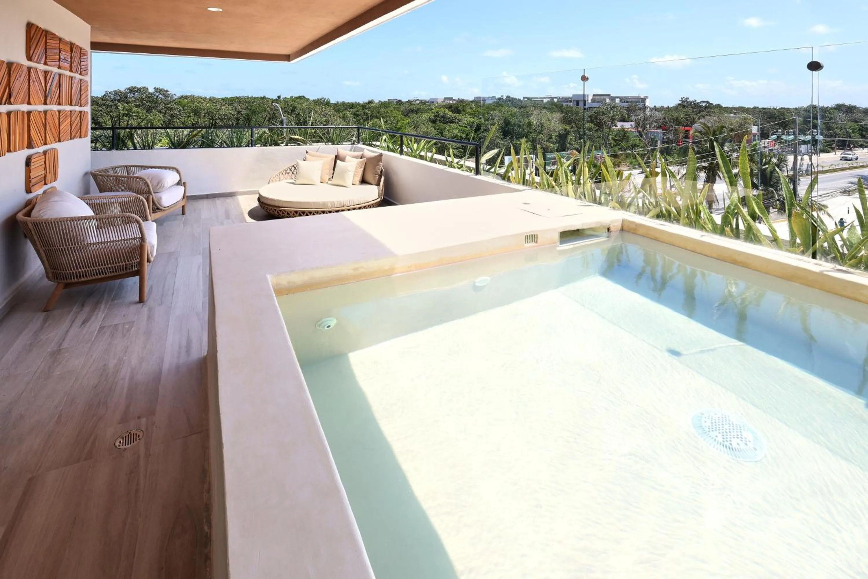 Swimming pool in Selina Tulum Downtown