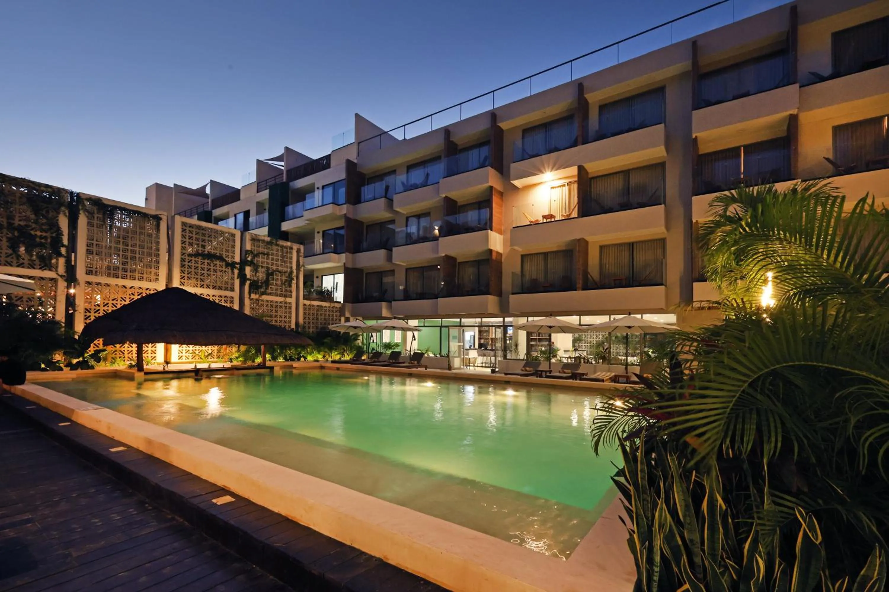 Pool view in Selina Tulum Downtown