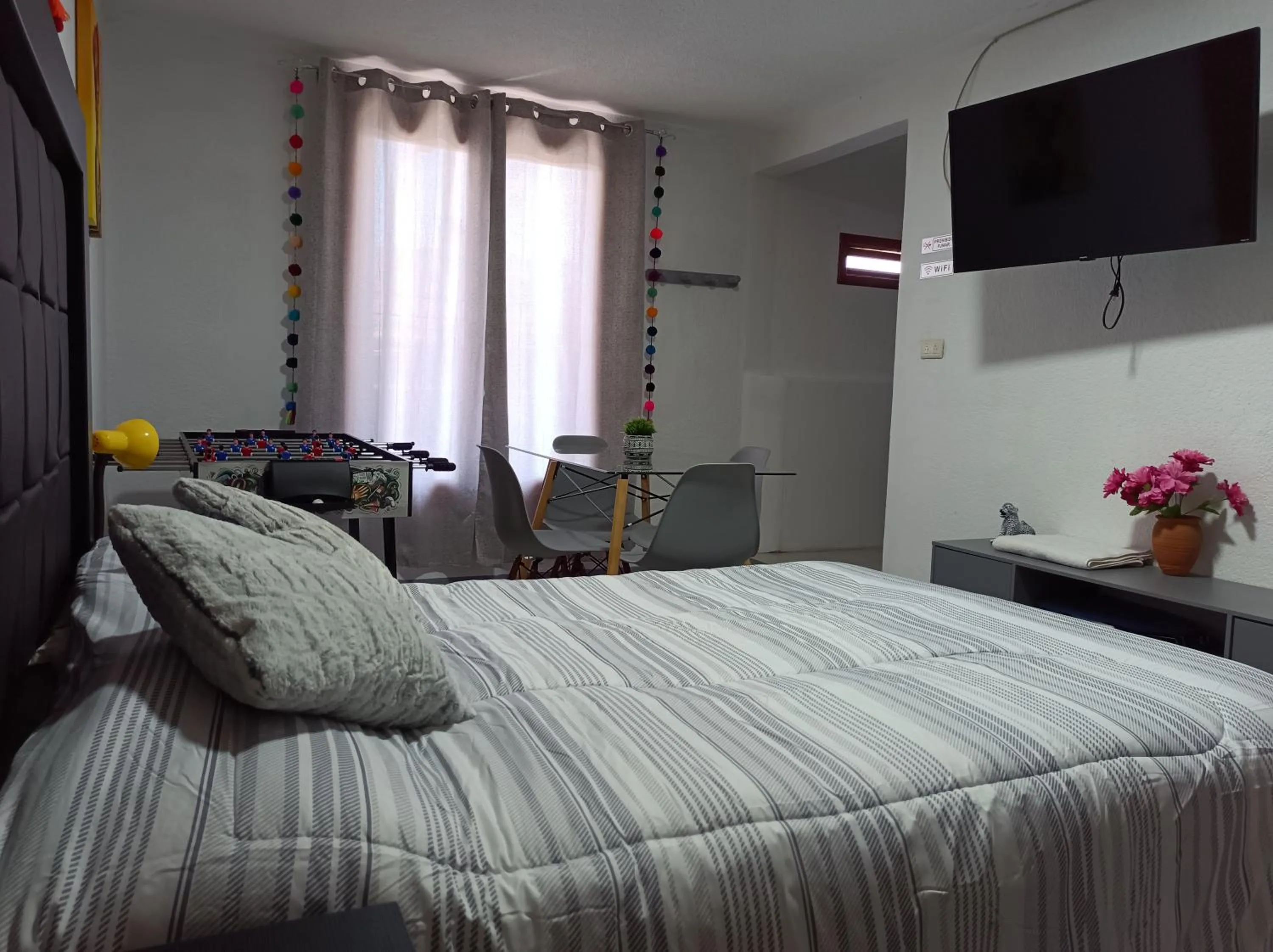 TV and multimedia, Bed in Calkiní Cabañas San Cristóbal de Las Casas