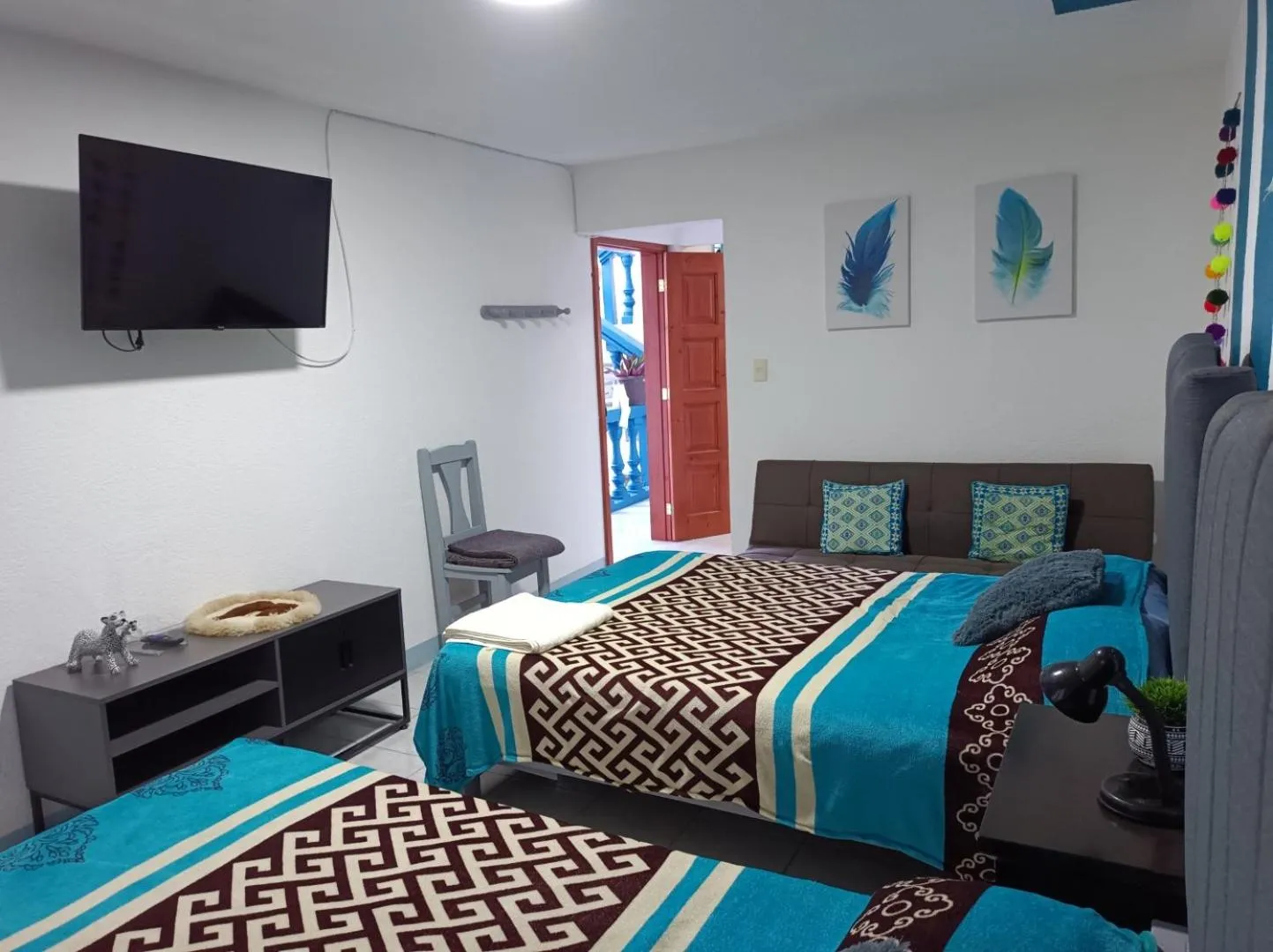 Photo of the whole room, Bed in Calkiní Cabañas San Cristóbal de Las Casas