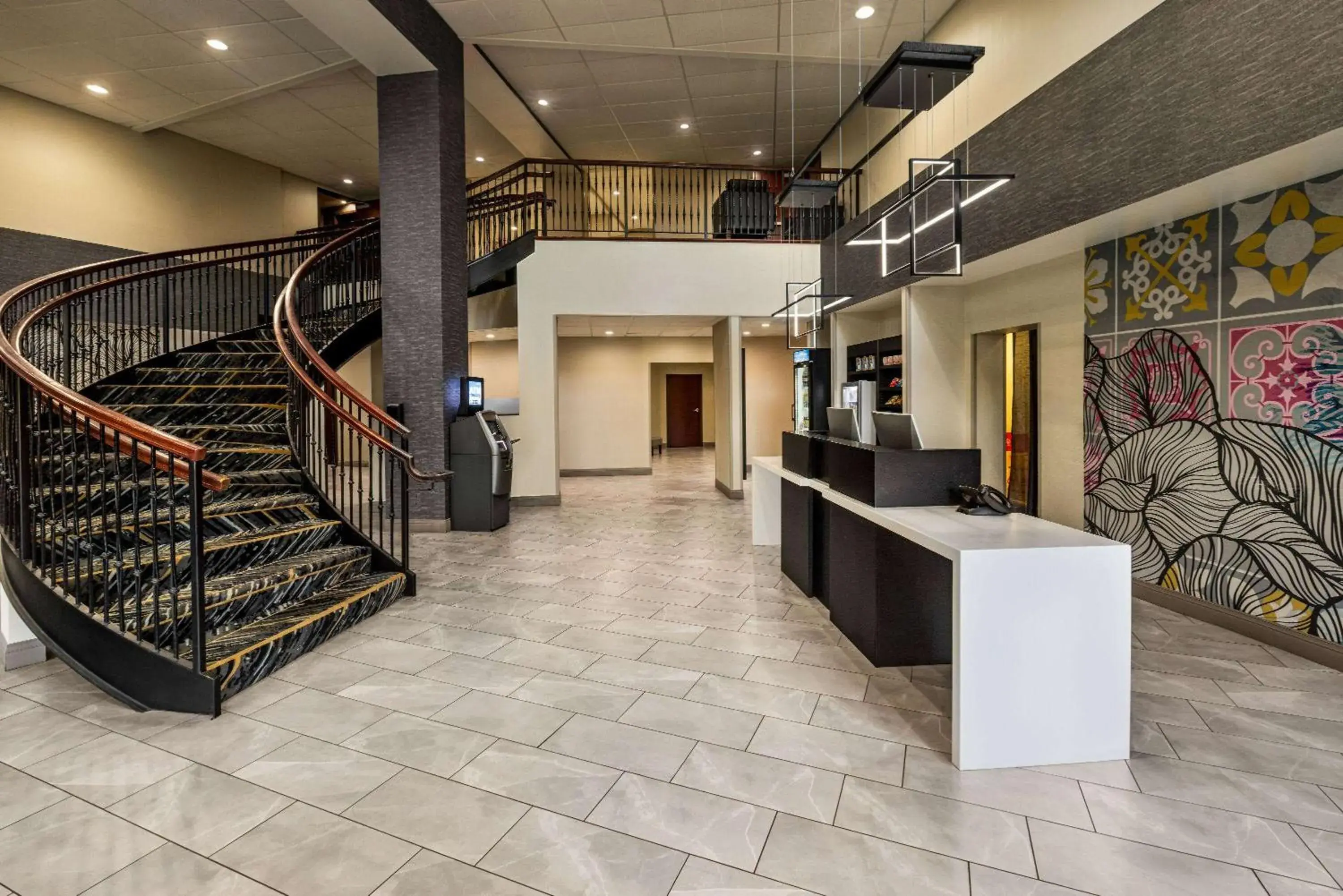 Lobby or reception in La Quinta Inn & Suites by Wyndham Lake George Lobby or reception in La Quinta Inn & Suites by Wyndham Lake George