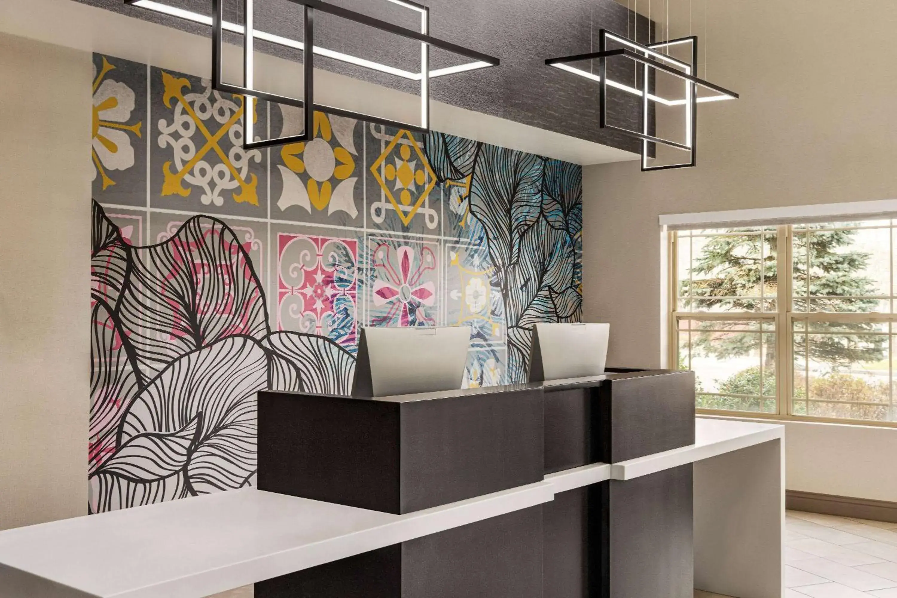 Lobby or reception in La Quinta Inn & Suites by Wyndham Lake George Lobby or reception in La Quinta Inn & Suites by Wyndham Lake George