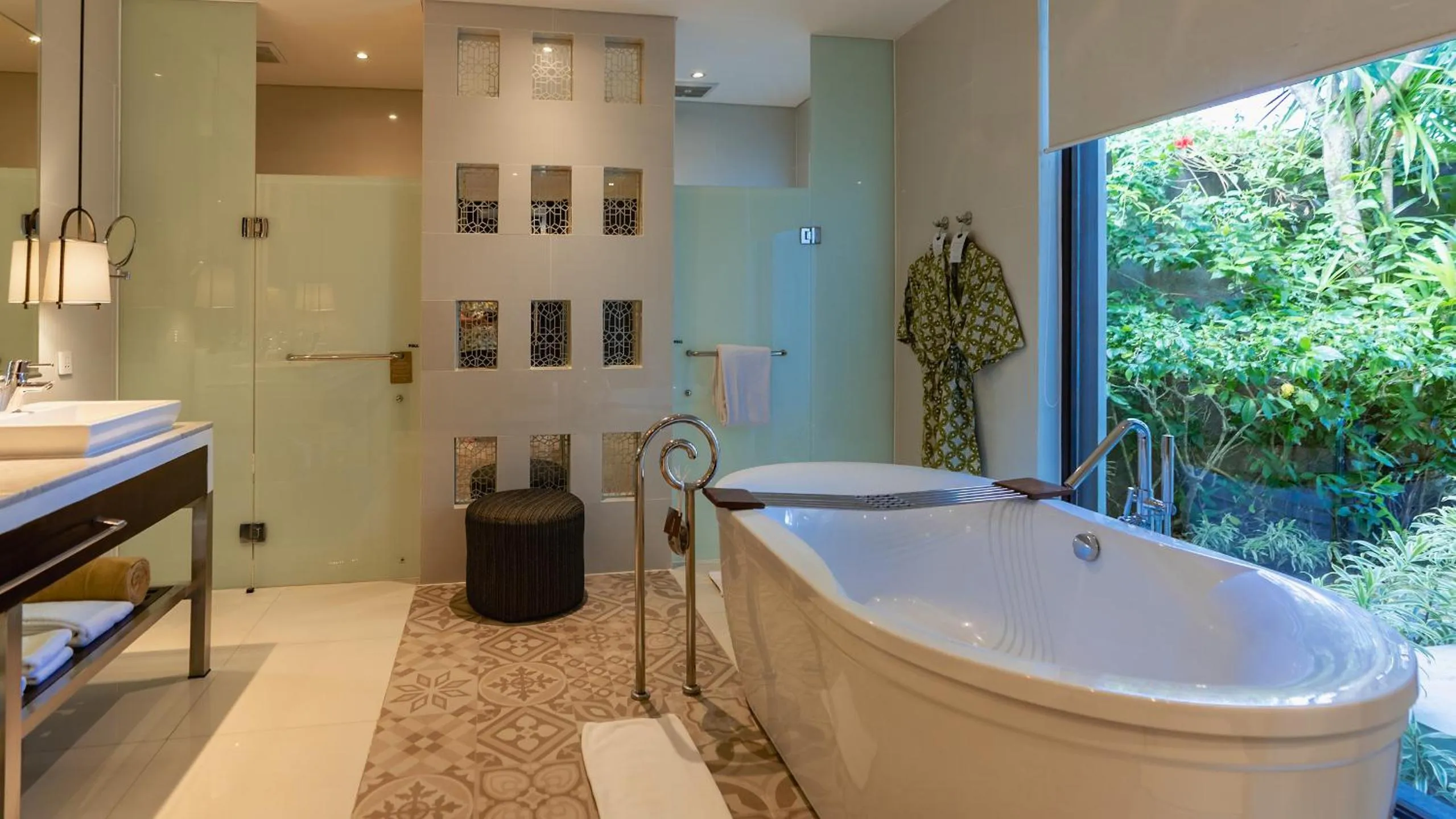 Bathroom in Samabe Bali Villas