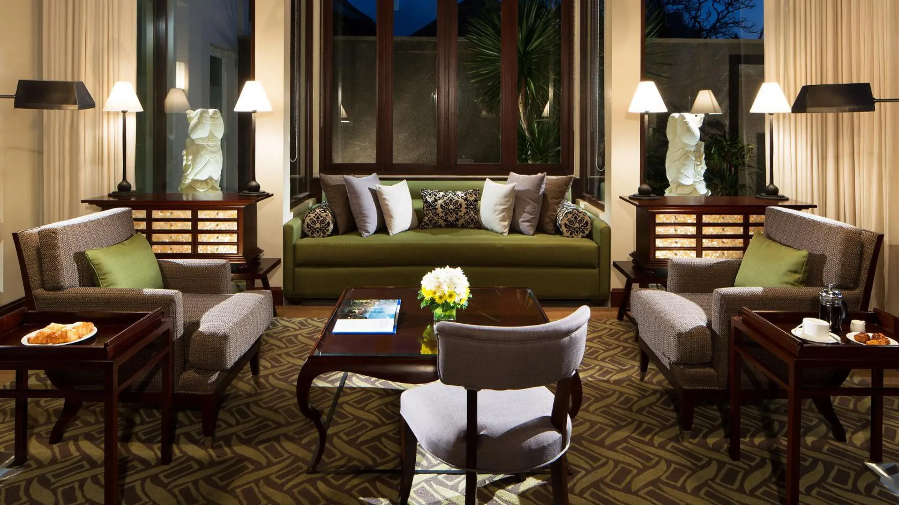 Living room in Samabe Bali Villas Living room in Samabe Bali Villas