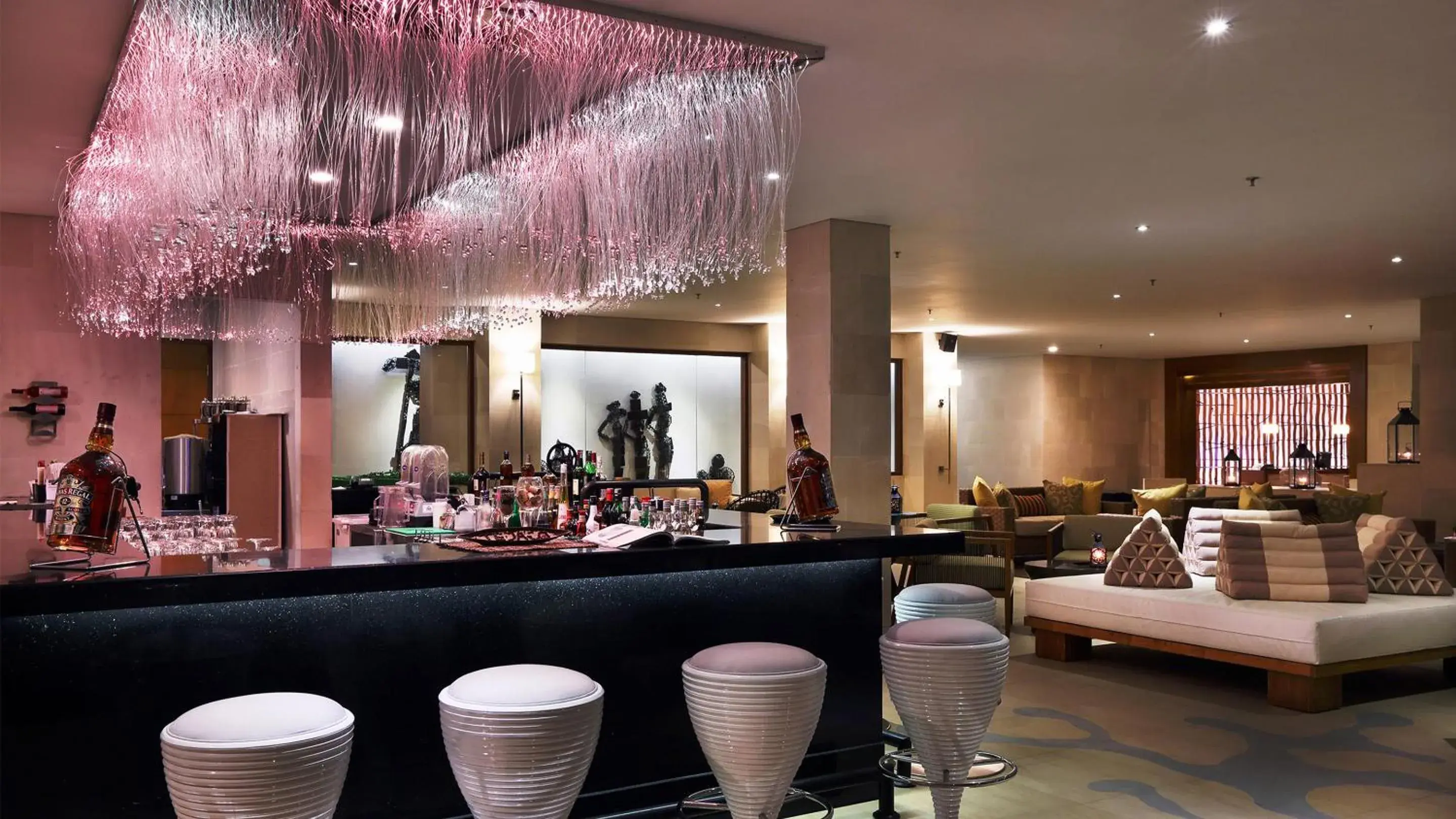 Lounge or bar in Samabe Bali Villas Lounge or bar in Samabe Bali Villas