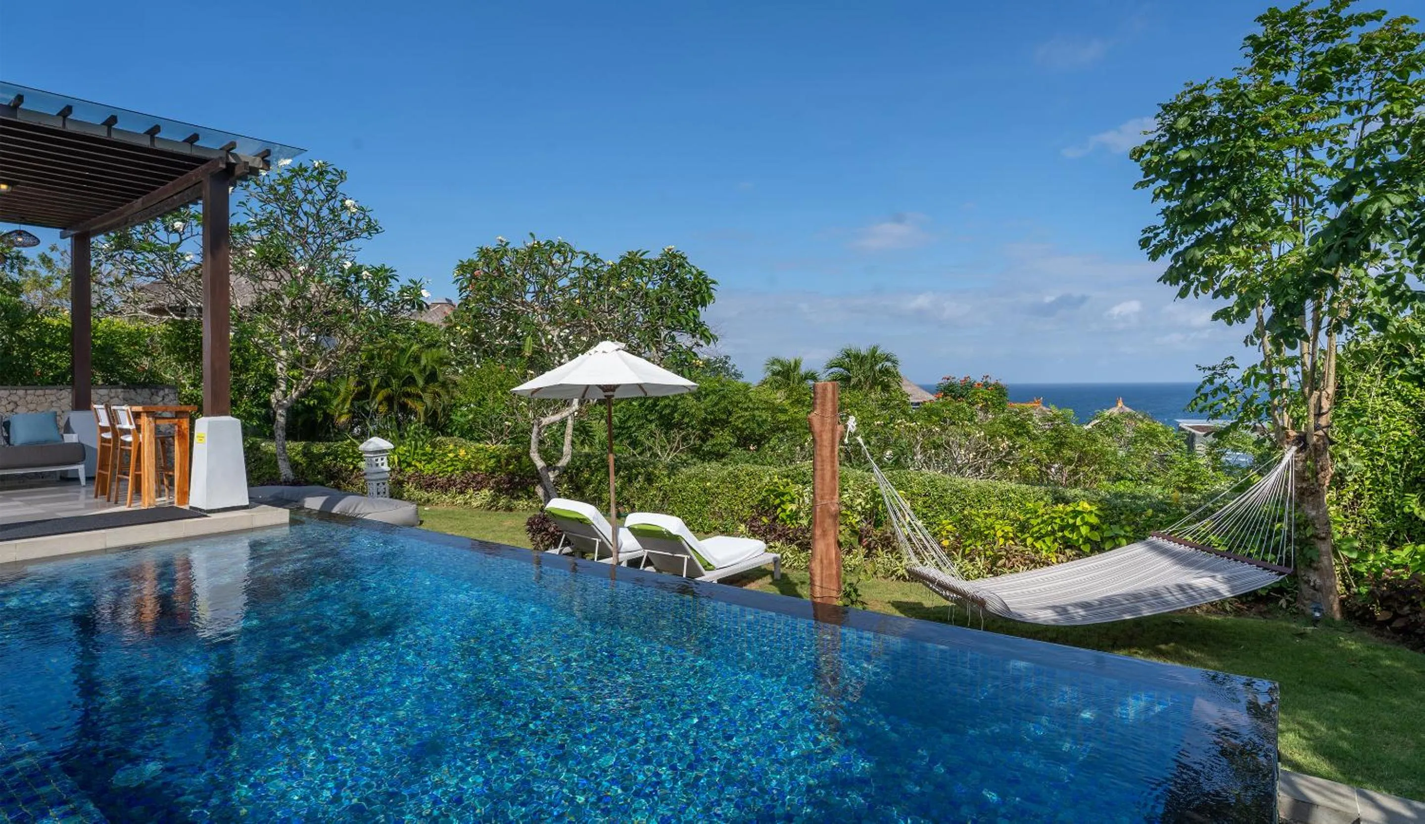 Swimming pool in Samabe Bali Villas