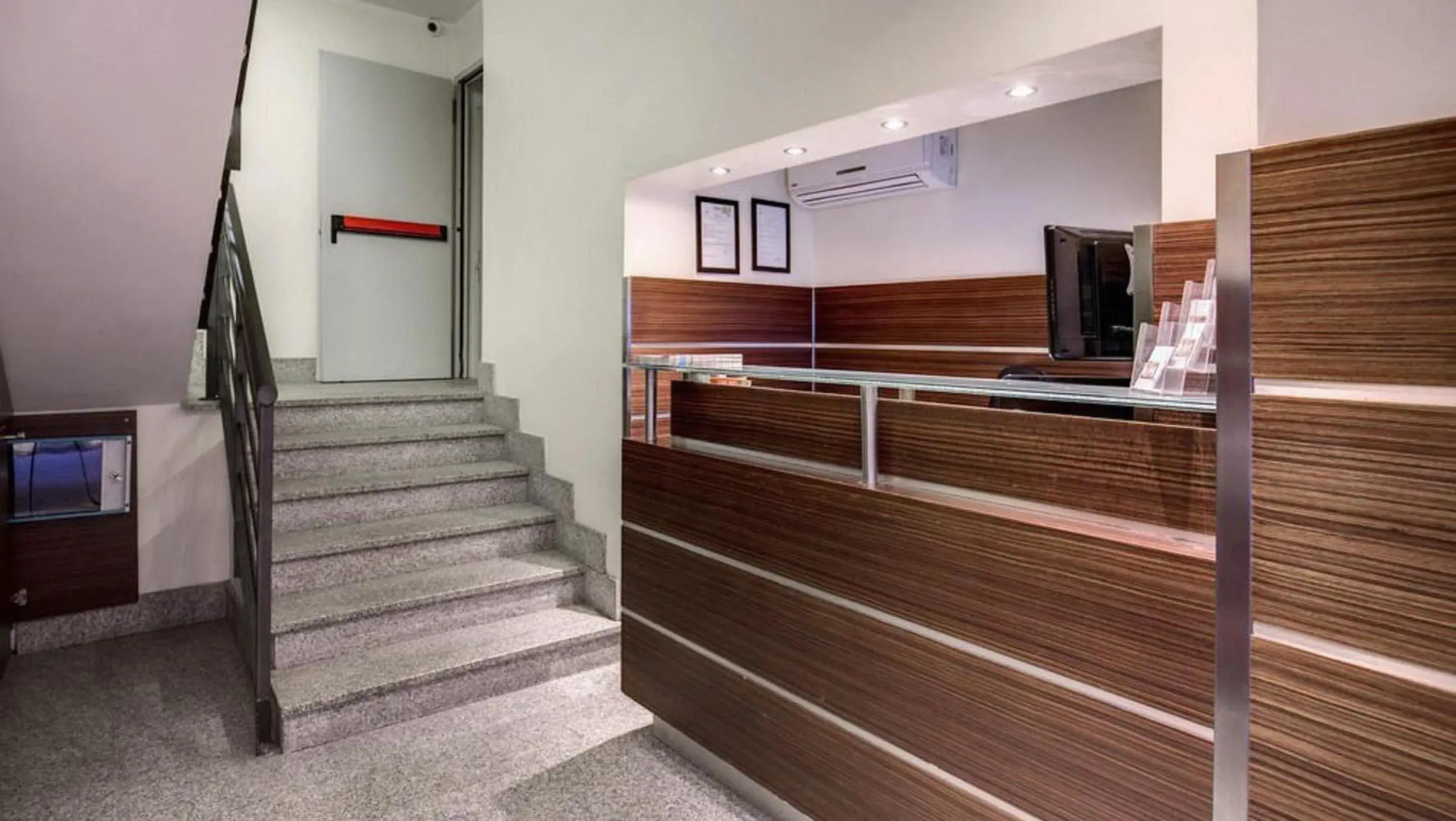 Lobby or reception in The Strand Hotel Lobby or reception in The Strand Hotel