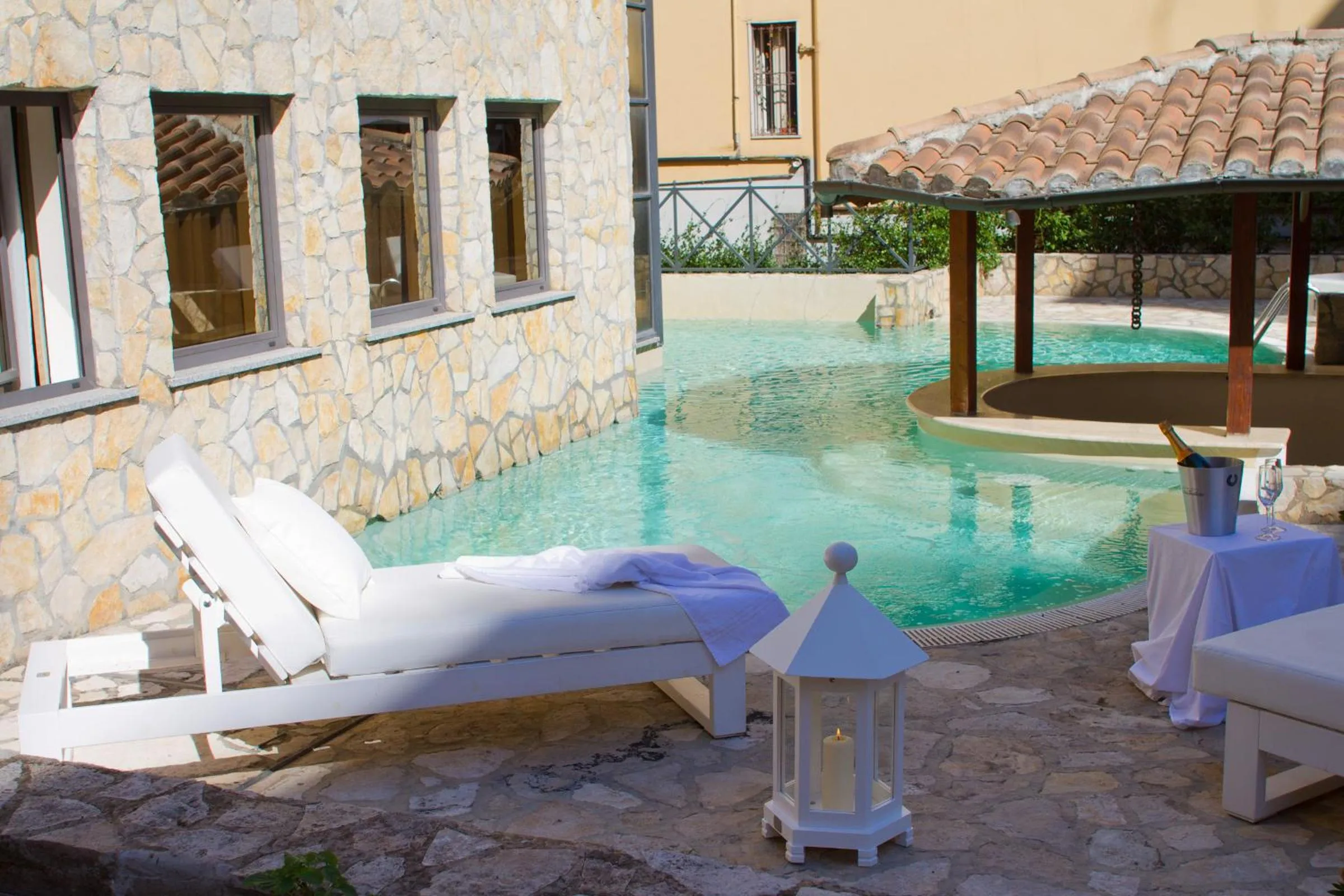 Swimming pool in The Strand Hotel