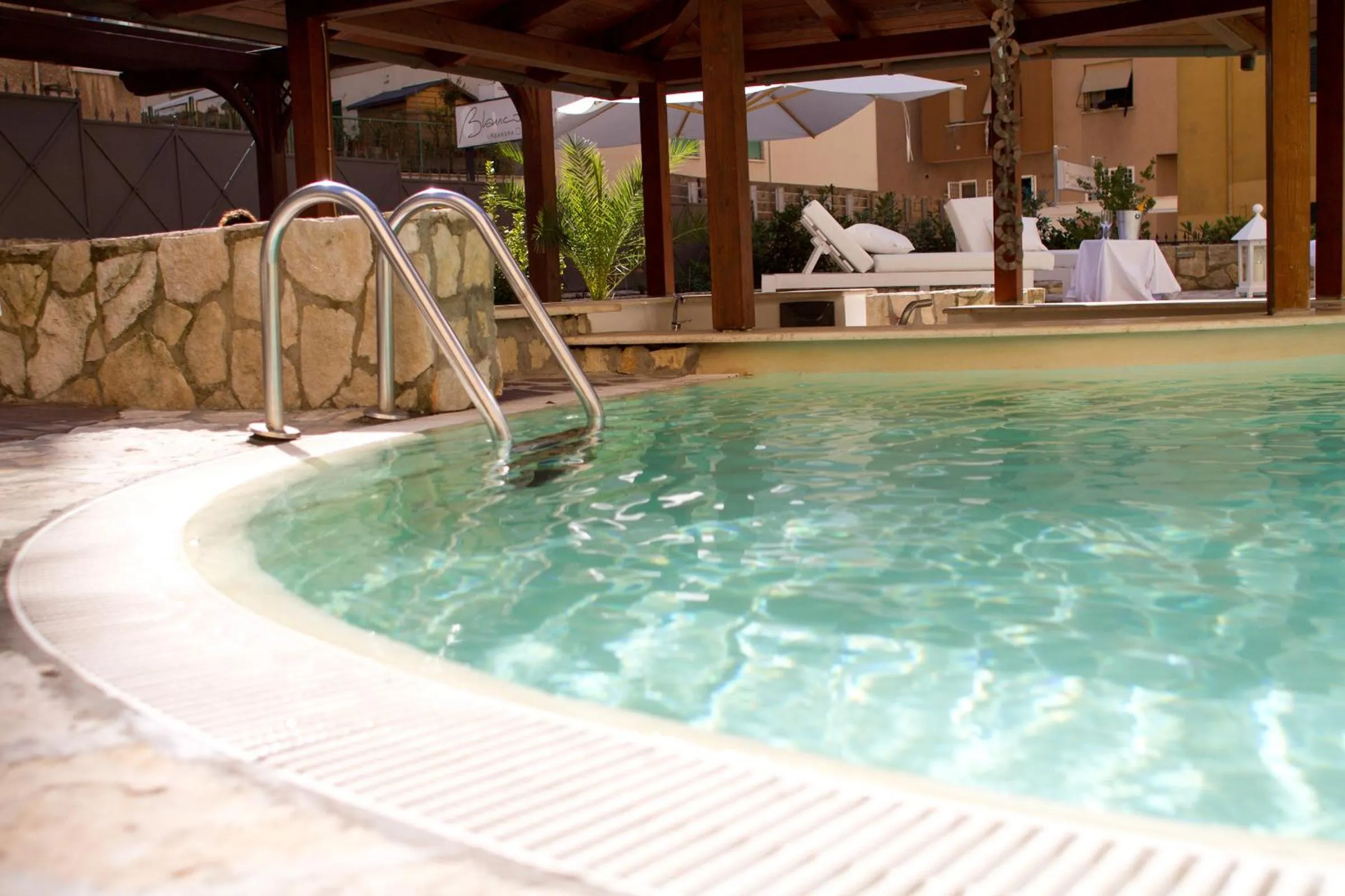 Swimming pool in The Strand Hotel