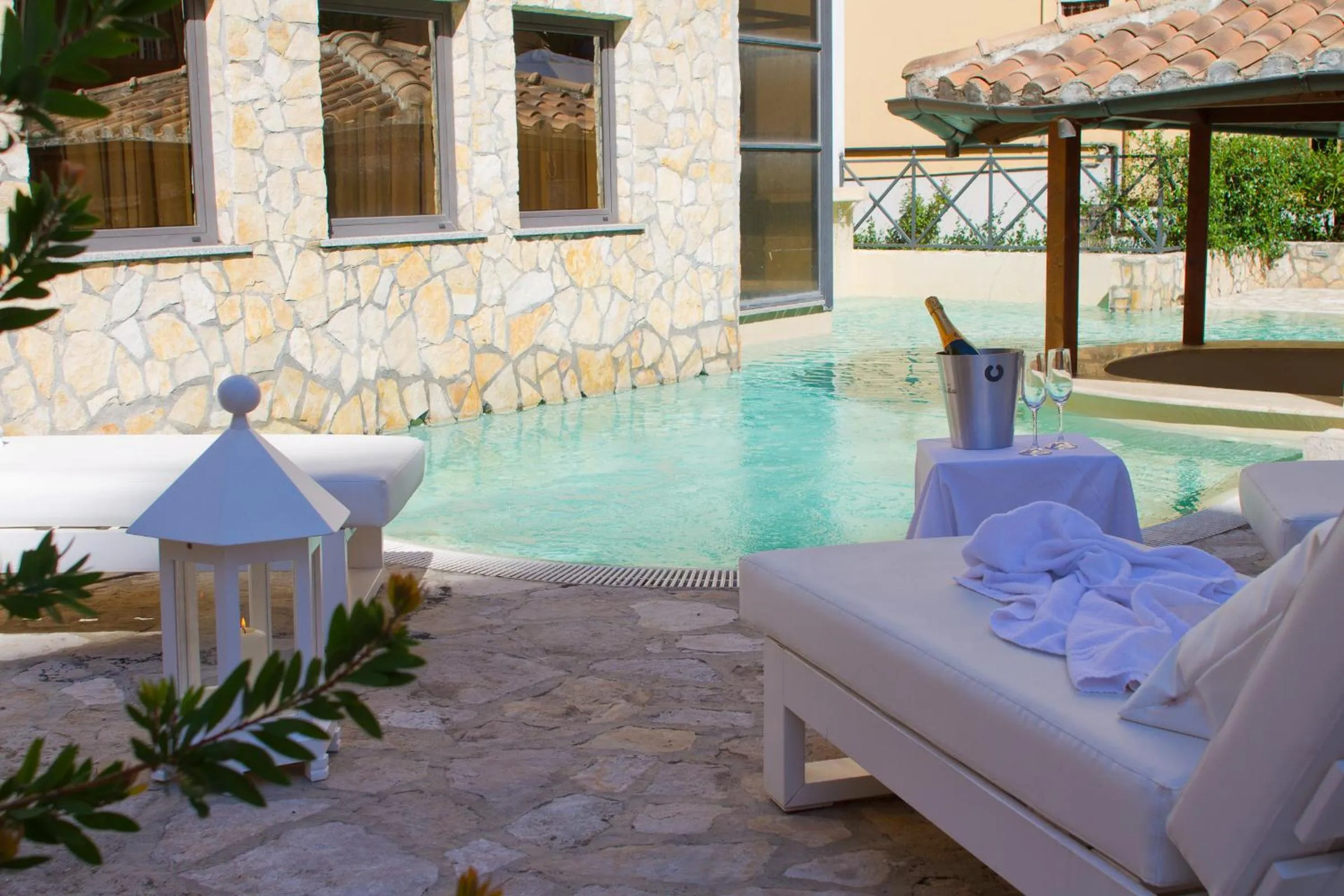 Swimming pool in The Strand Hotel