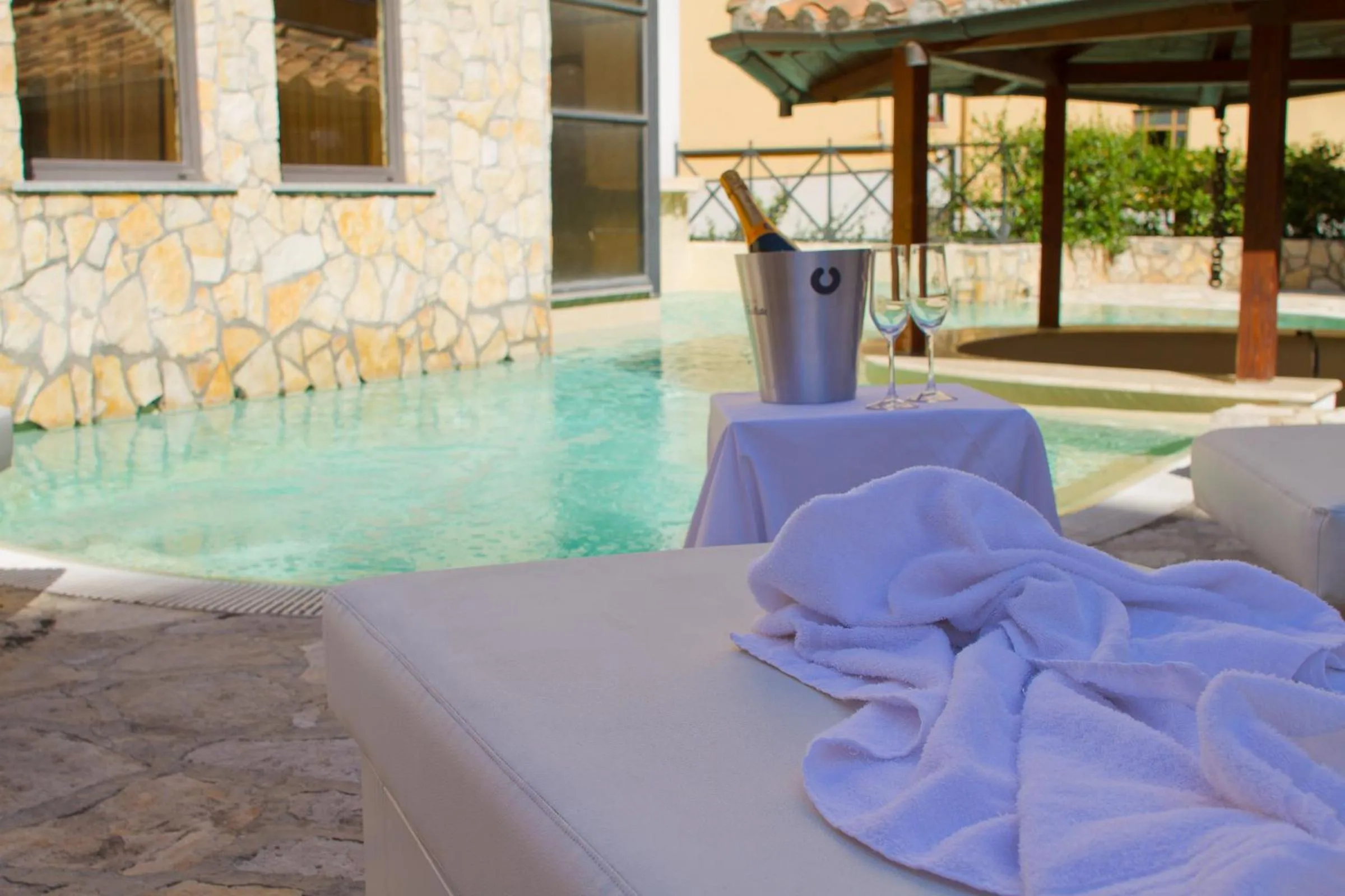 Swimming pool in The Strand Hotel