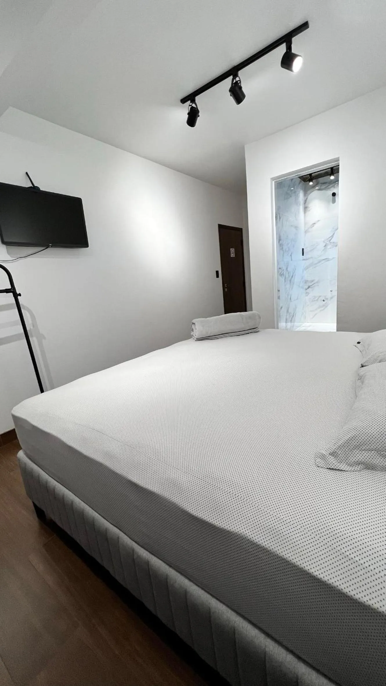 Bed in Pousada Central Jaraguá