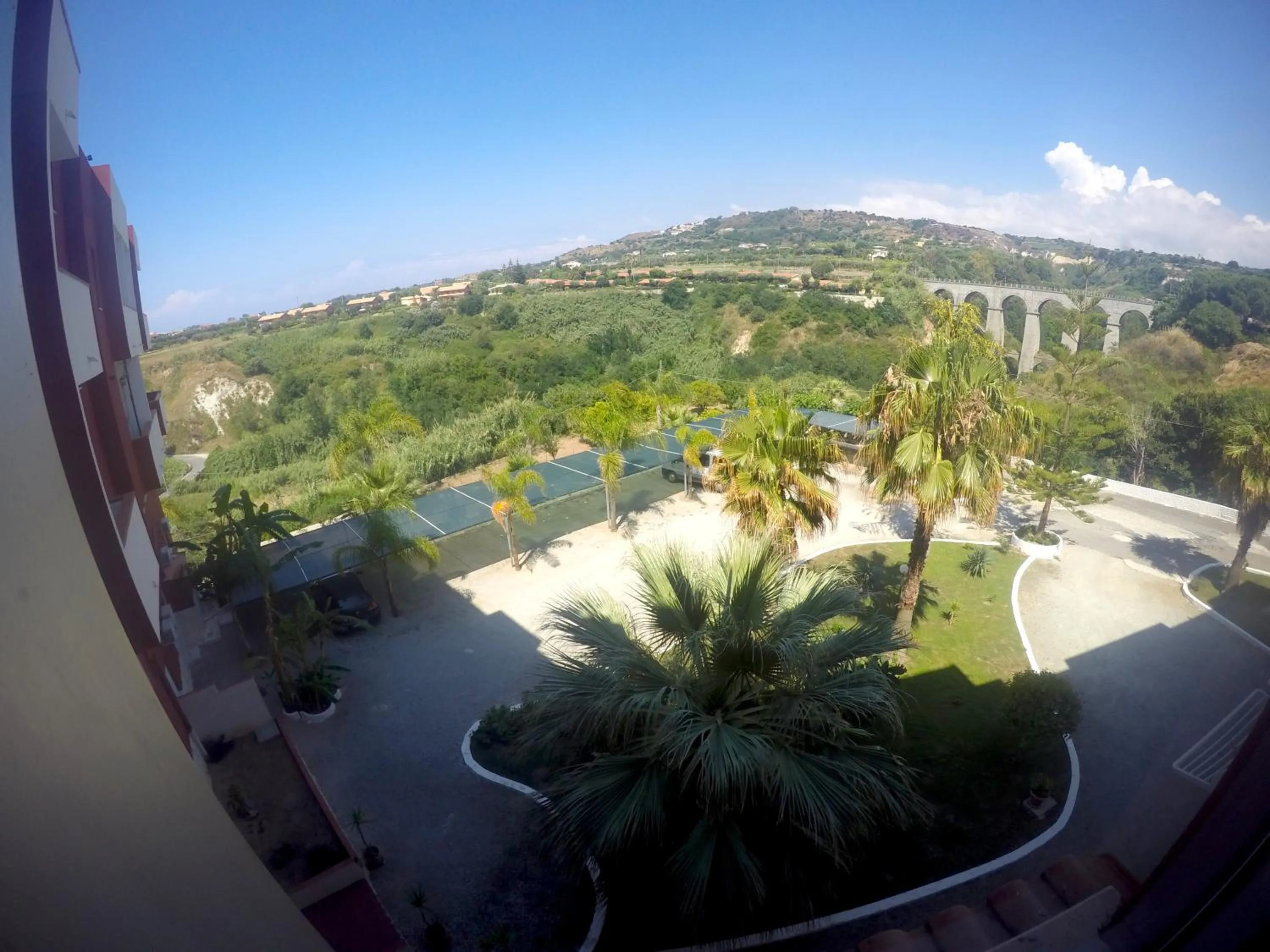 Garden view in Residence Hotel Felix