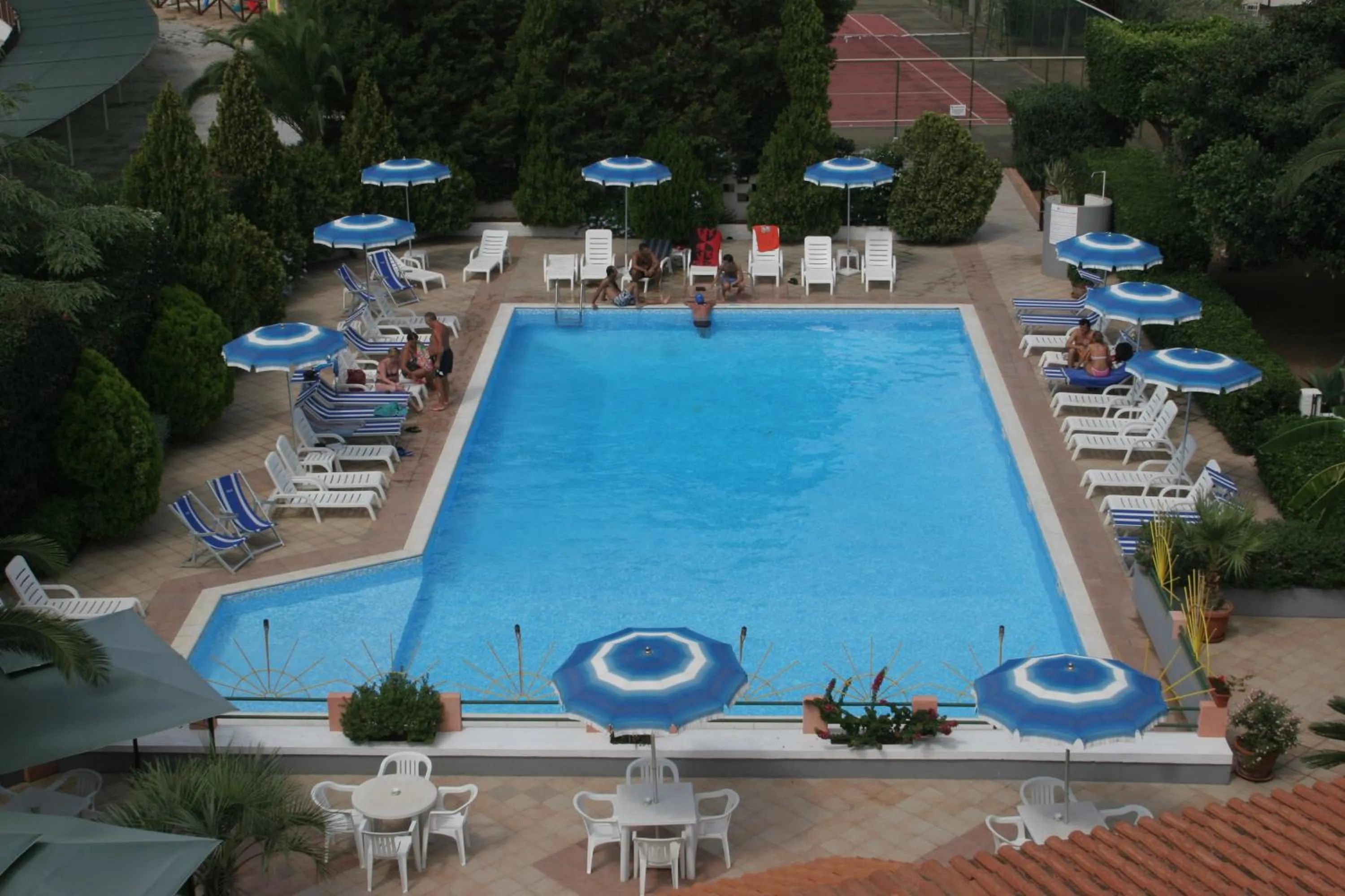 Pool view in Residence Hotel Felix