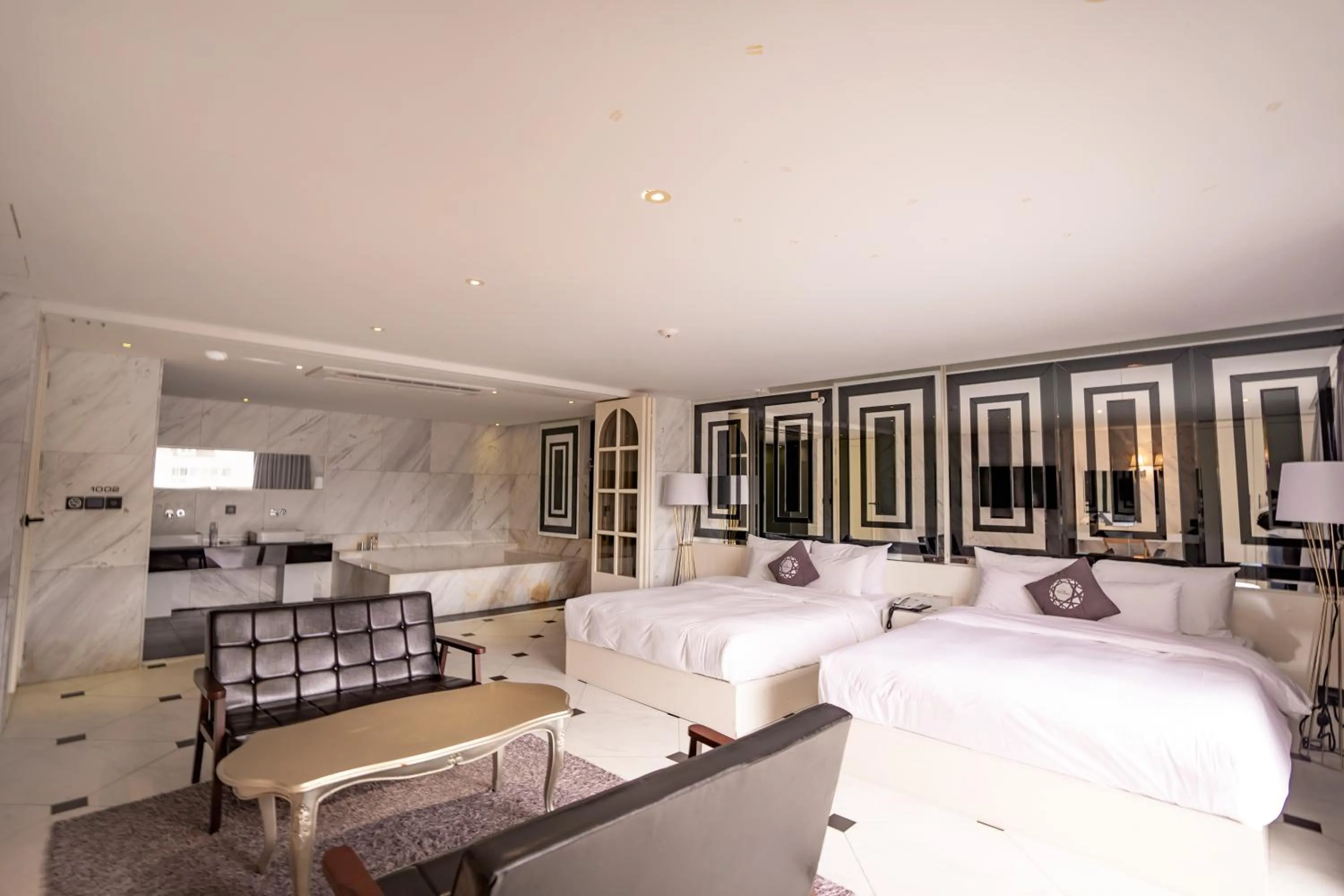 Bed in Jeju Cullinan Hotel