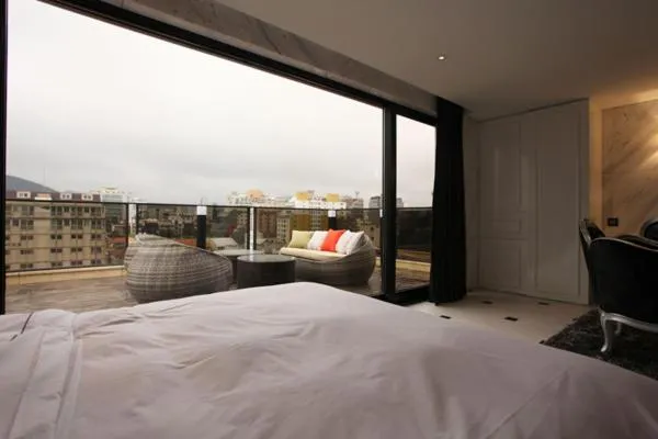 Bed in Jeju Cullinan Hotel