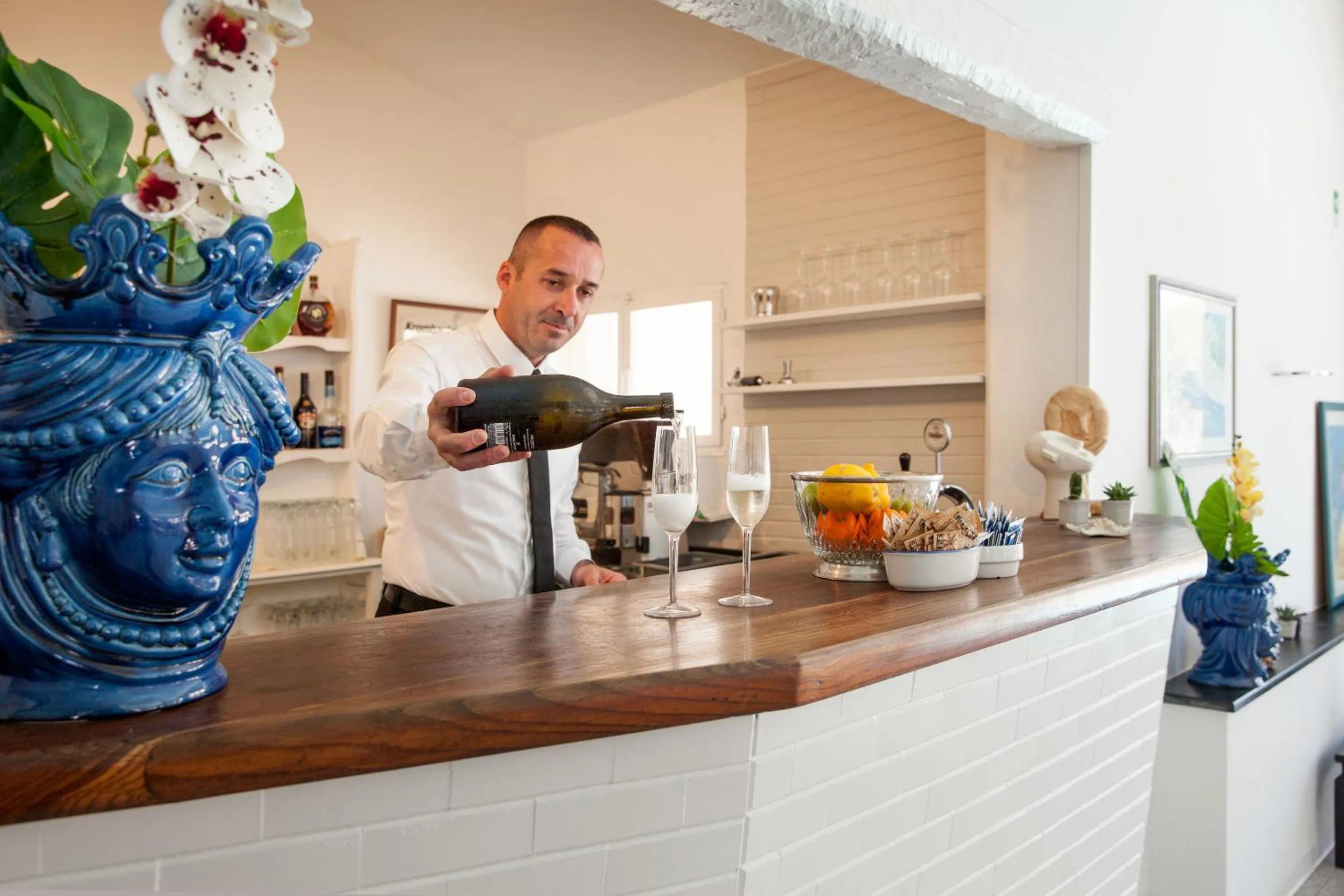 Lounge or bar in Hotel Moresco