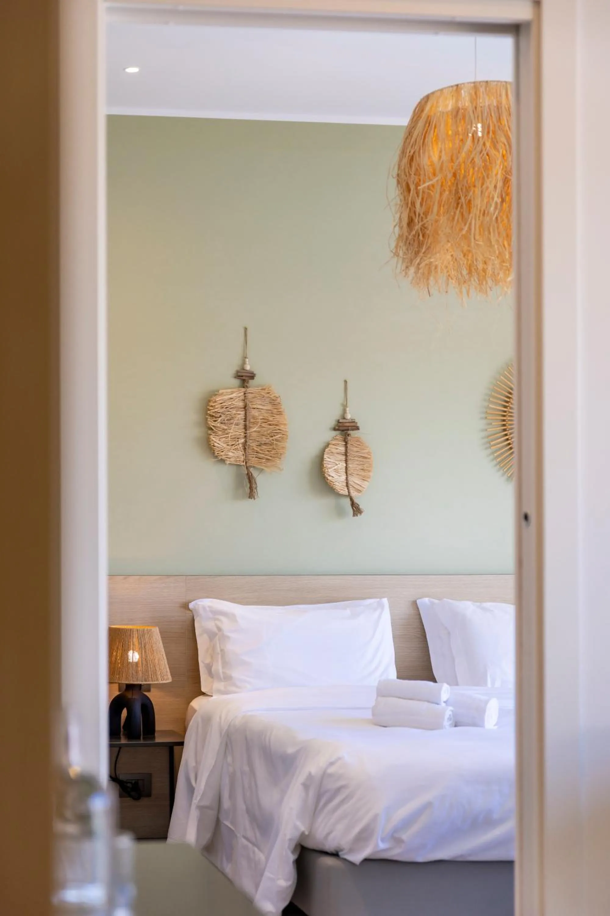 Bed in Hotel Moresco