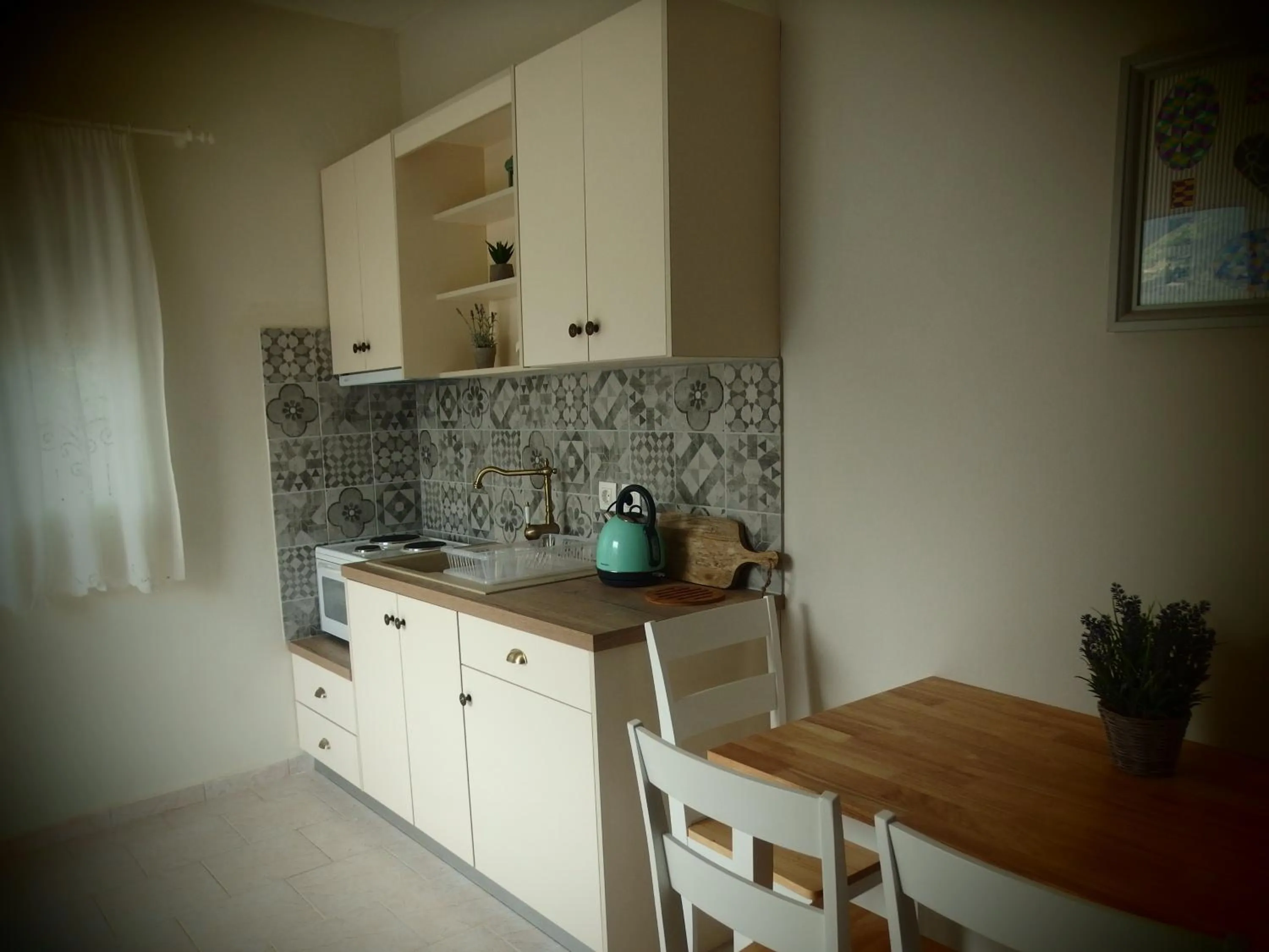 Kitchen or kitchenette in Christos Studios