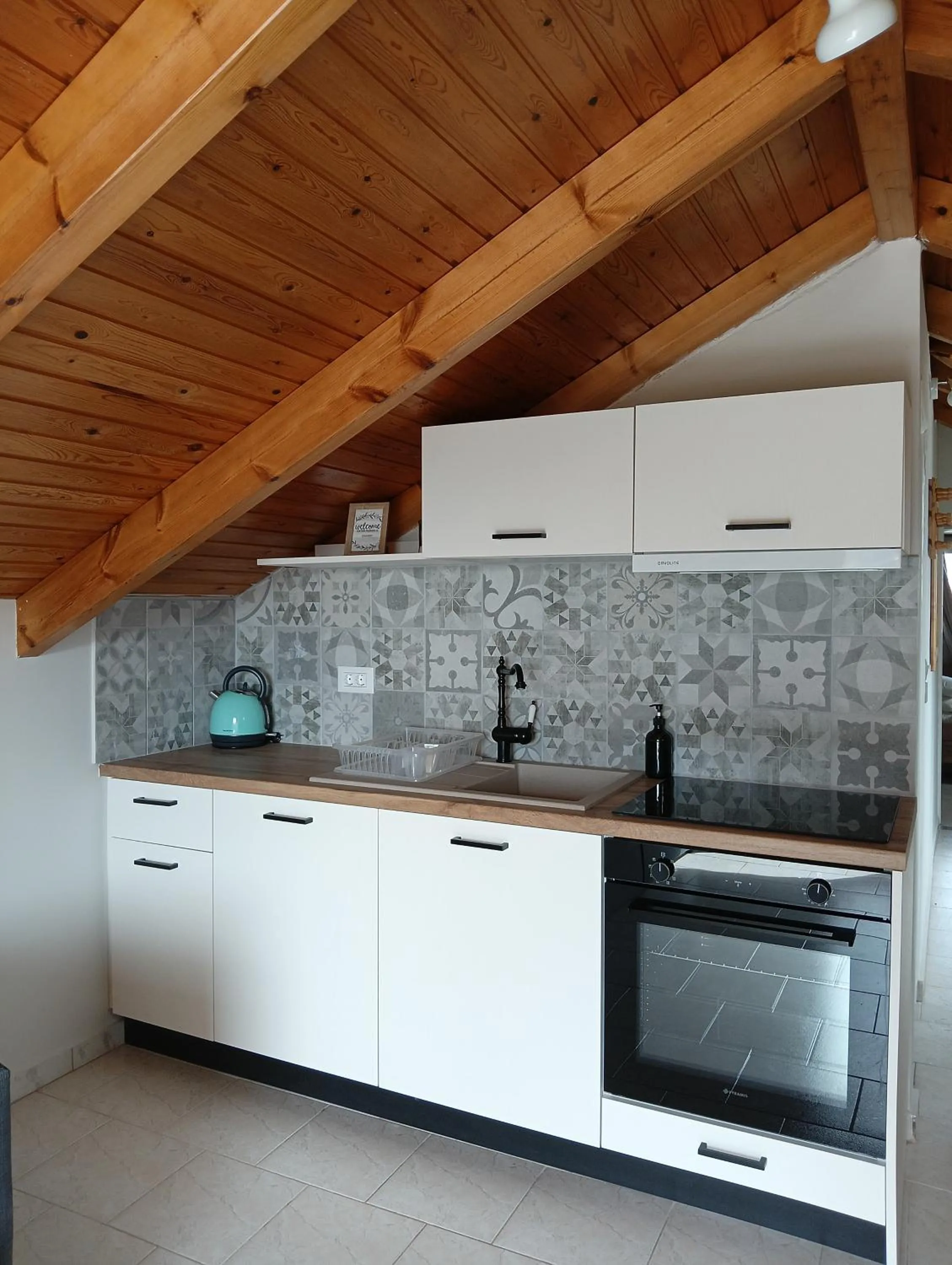 Kitchen or kitchenette in Christos Studios