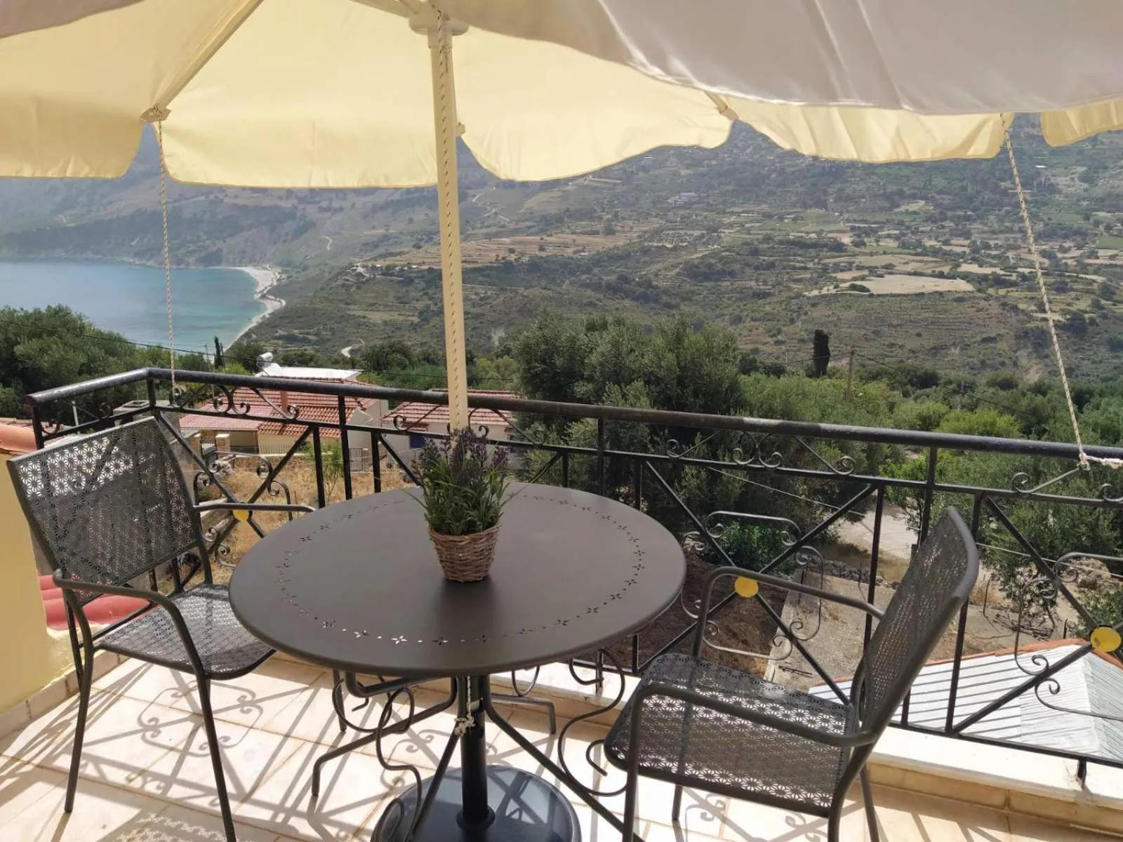 Sea view in Christos Studios