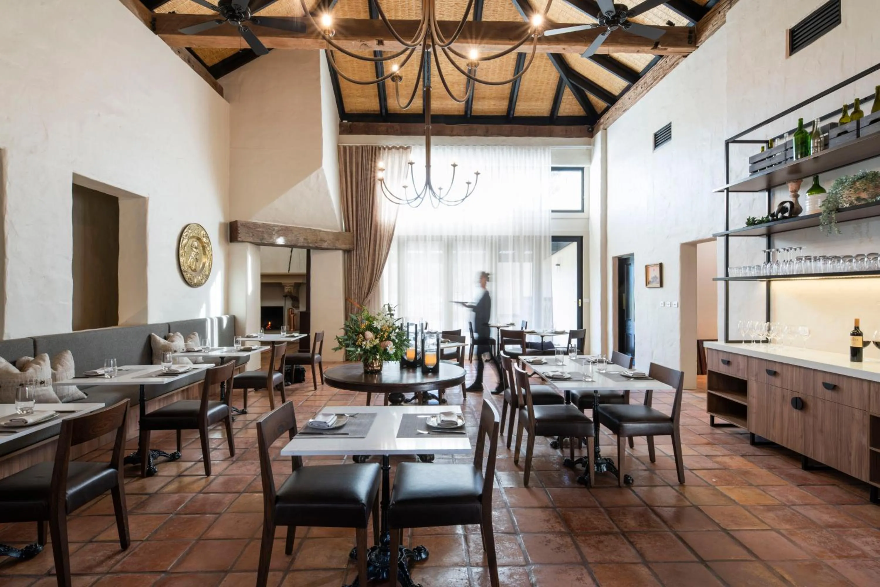 Dining area in Tower Lodge