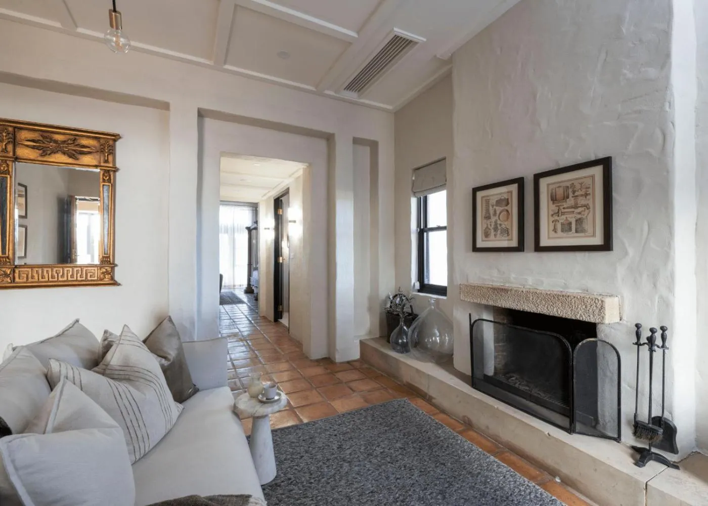 Living room in Tower Lodge